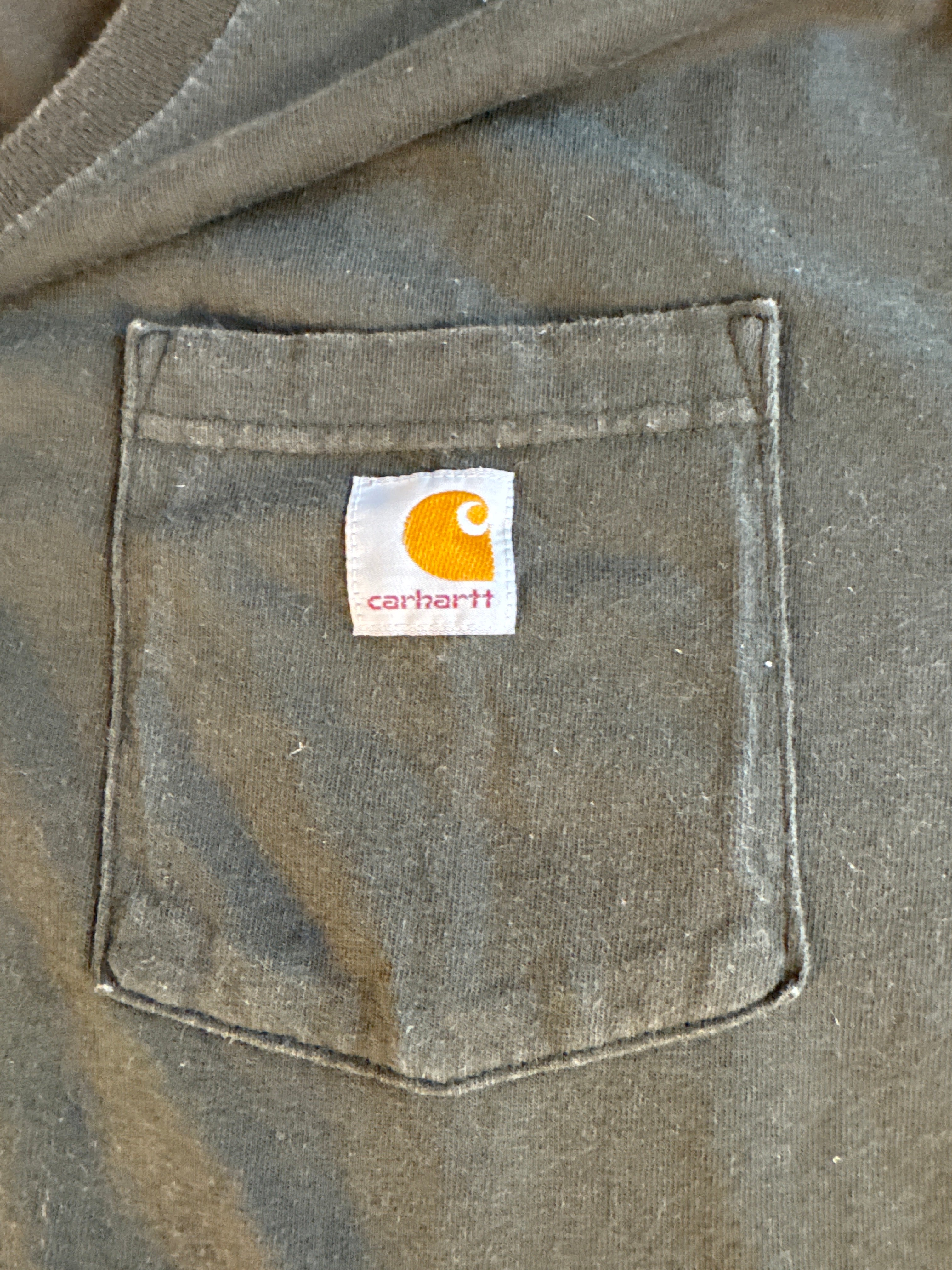 Carhartt Black Pocket T-Shirt Loose Fit Men’s Large