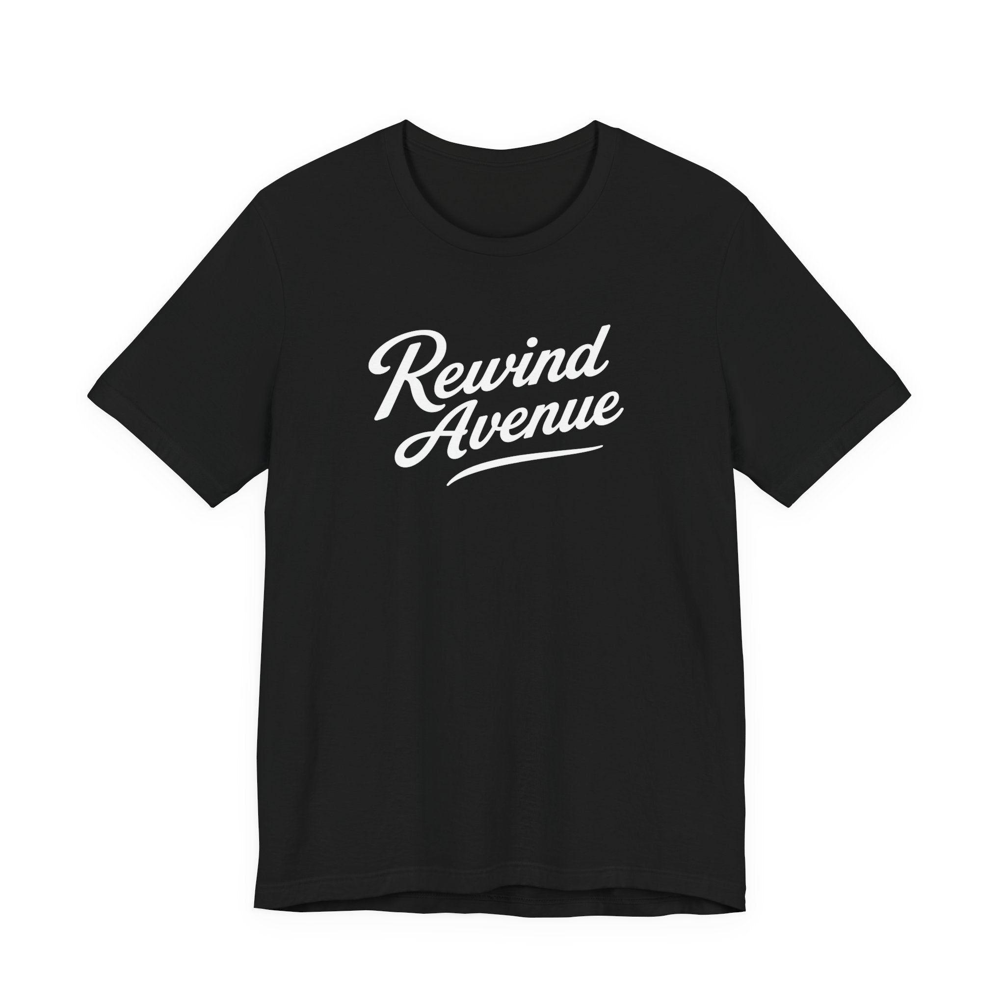 Rewind Avenue Vintage Script T-Shirt | Unisex Graphic Tee