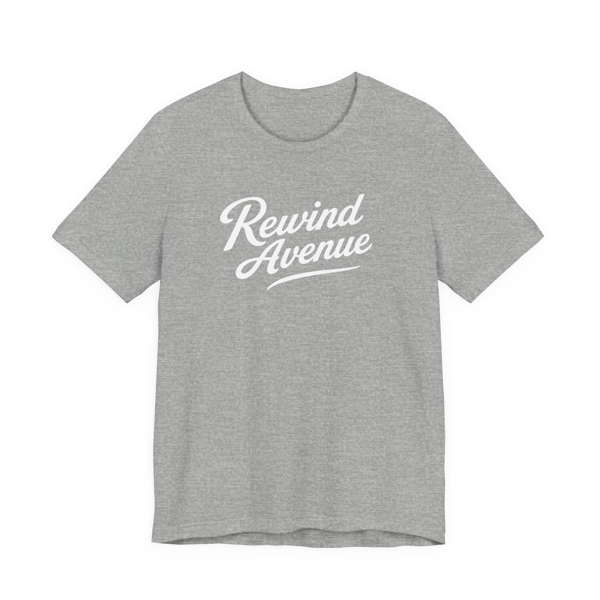 Rewind Avenue Vintage Script T-Shirt | Unisex Graphic Tee