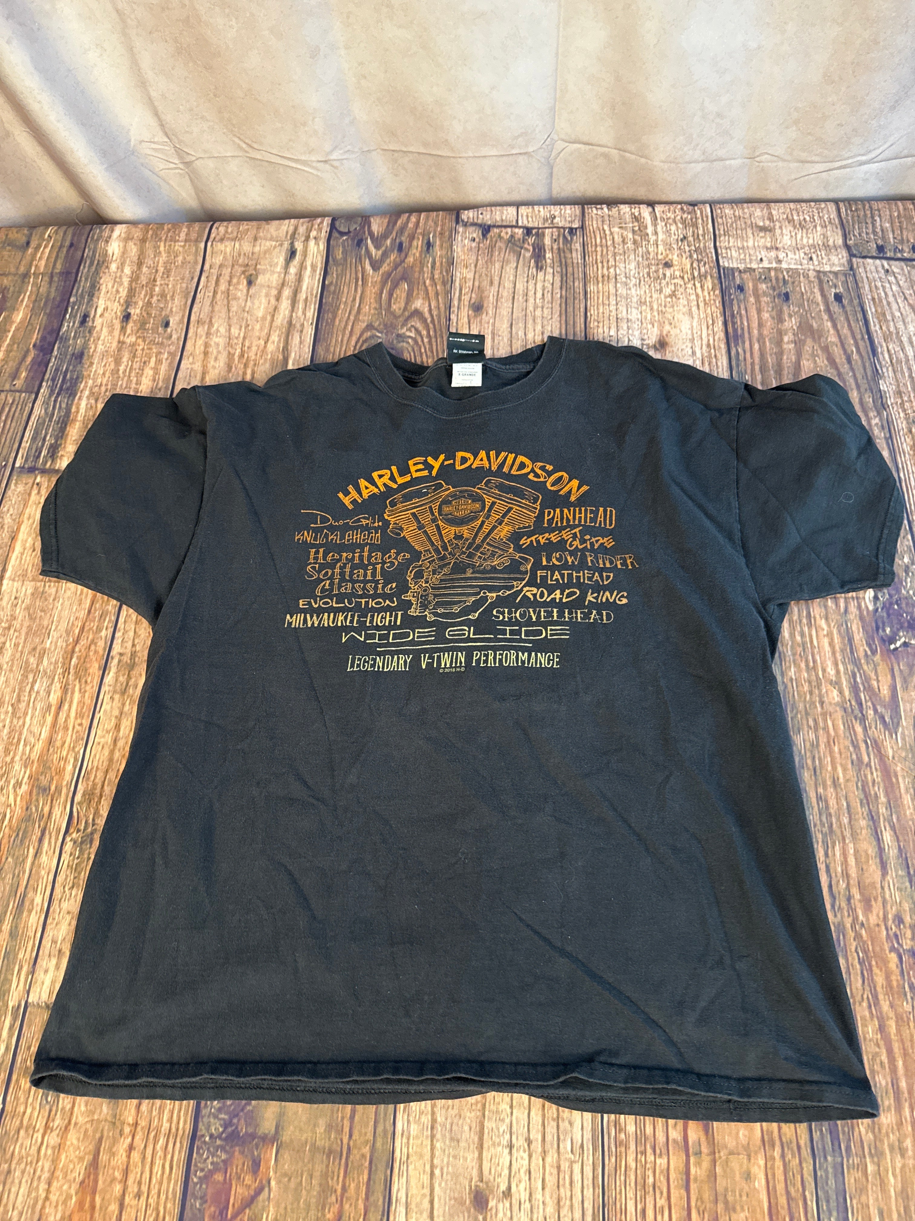 Harley-Davidson Savannah GA Double Sided Graphic Tee Size X