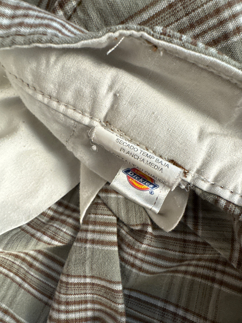 Y2K Dickies Plaid Carpenter Shorts