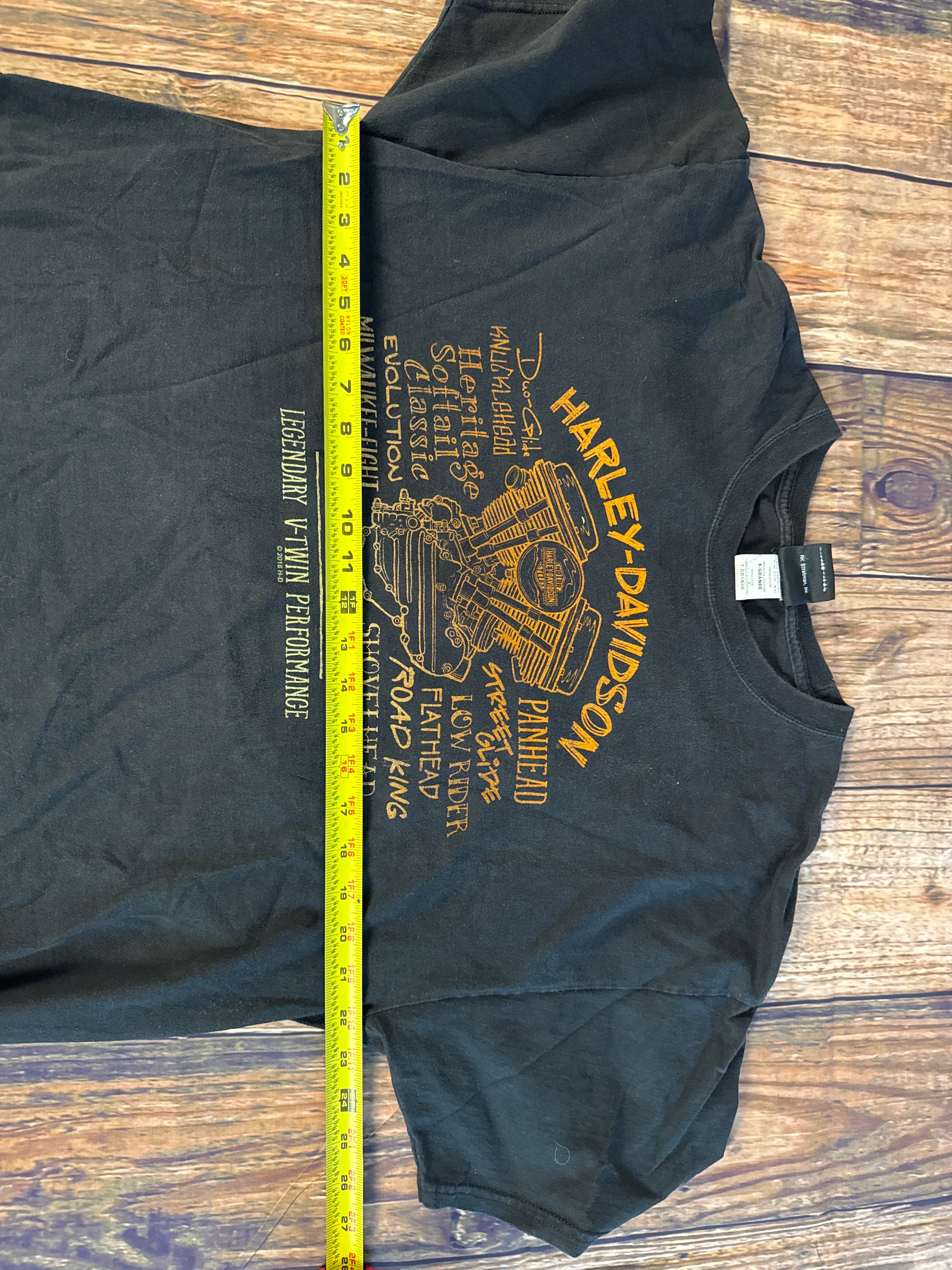 Harley-Davidson Savannah GA Double Sided Graphic Tee Size X
