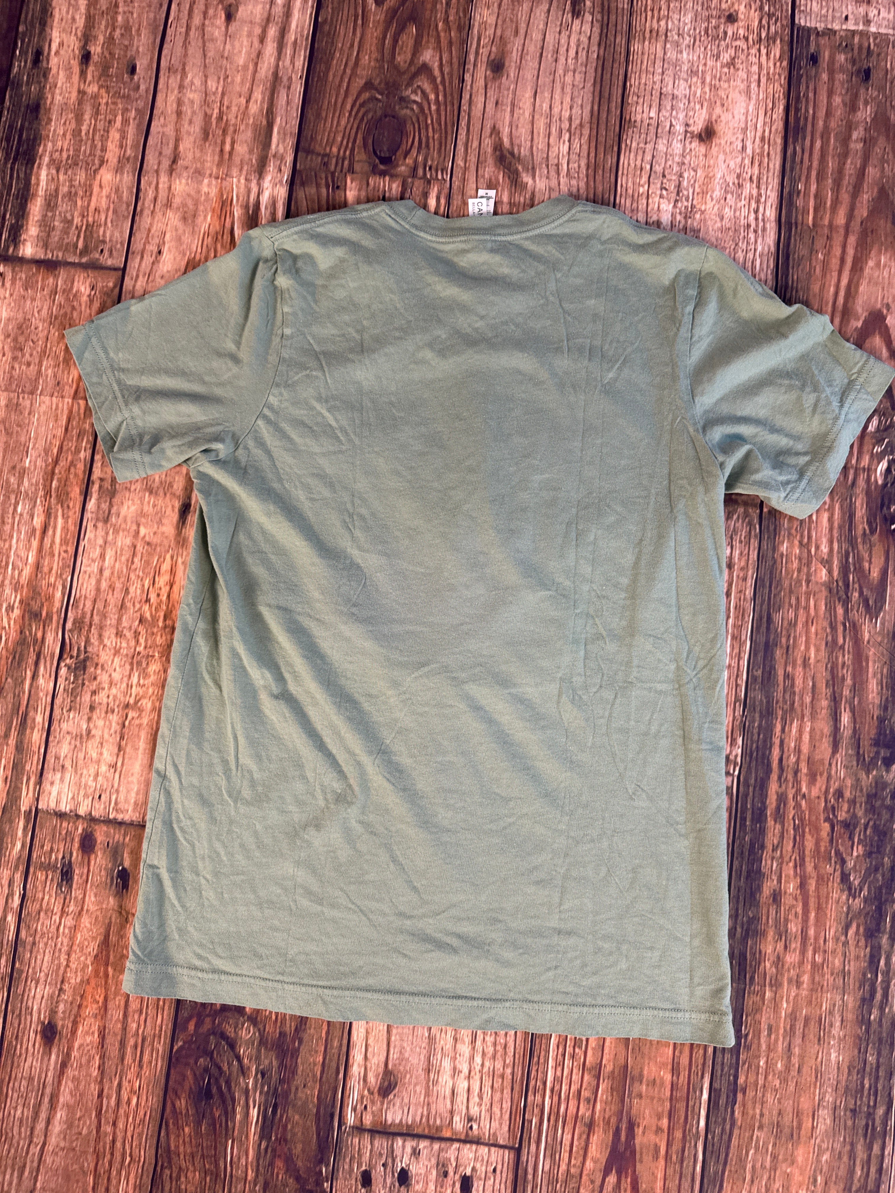 Riley Green Graphic T-Shirt Sage Green Country Music Tee Medium
