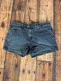 L.E.I. Denim Jean Shorts Women’s Size 13 Blue Low Rise Stretch Shorts
