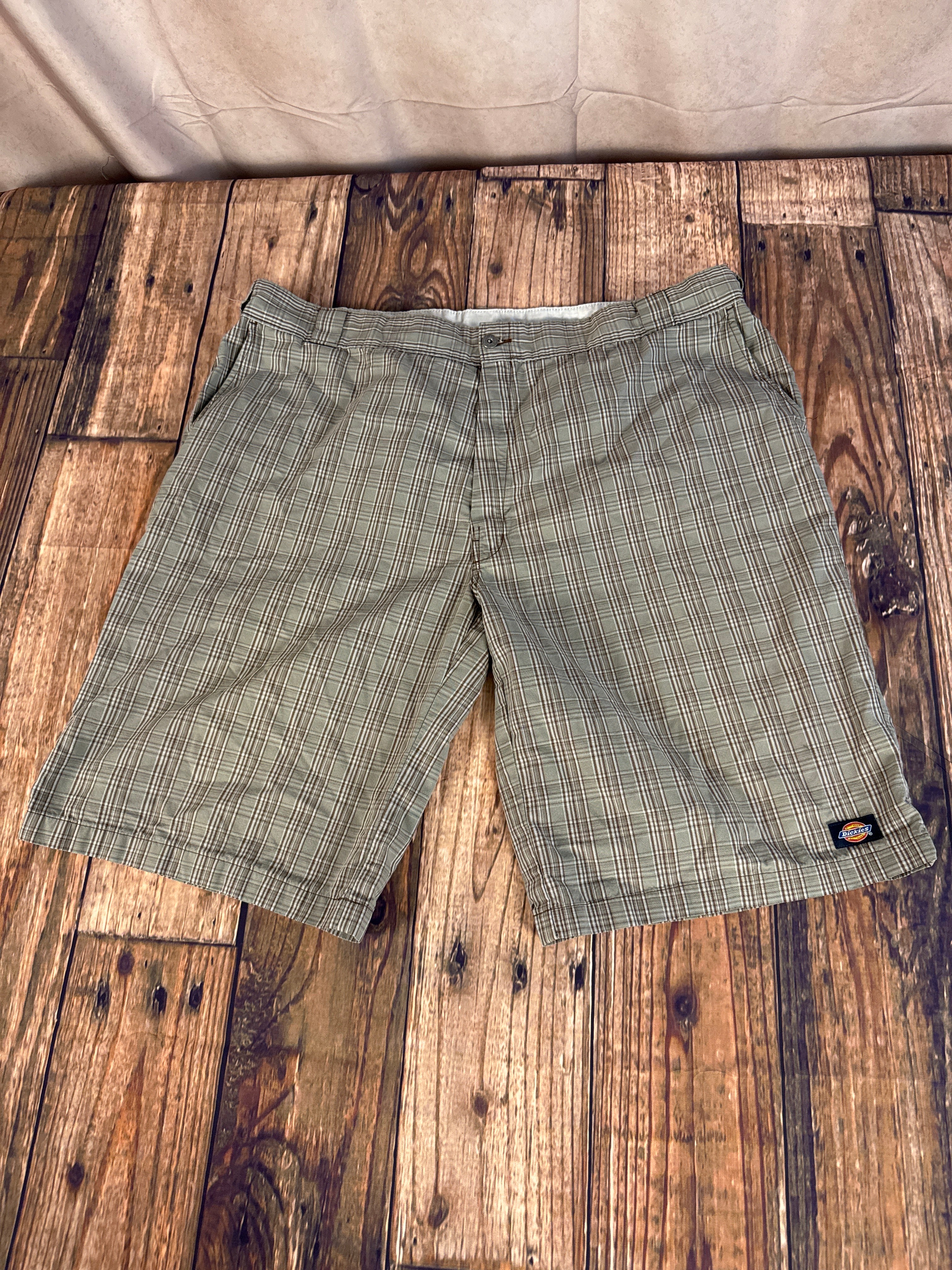 Y2K Dickies Plaid Carpenter Shorts