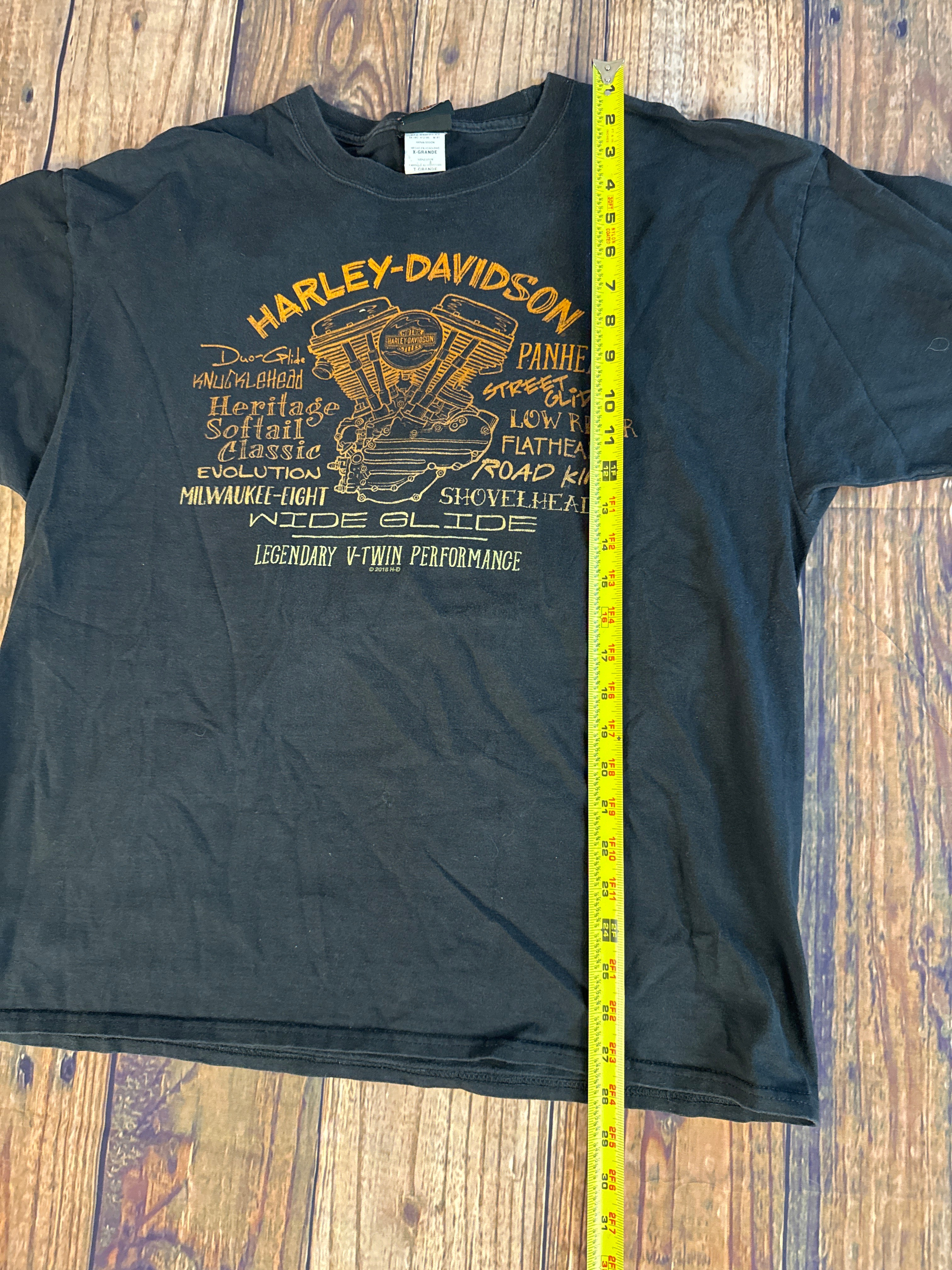 Harley-Davidson Savannah GA Double Sided Graphic Tee Size X