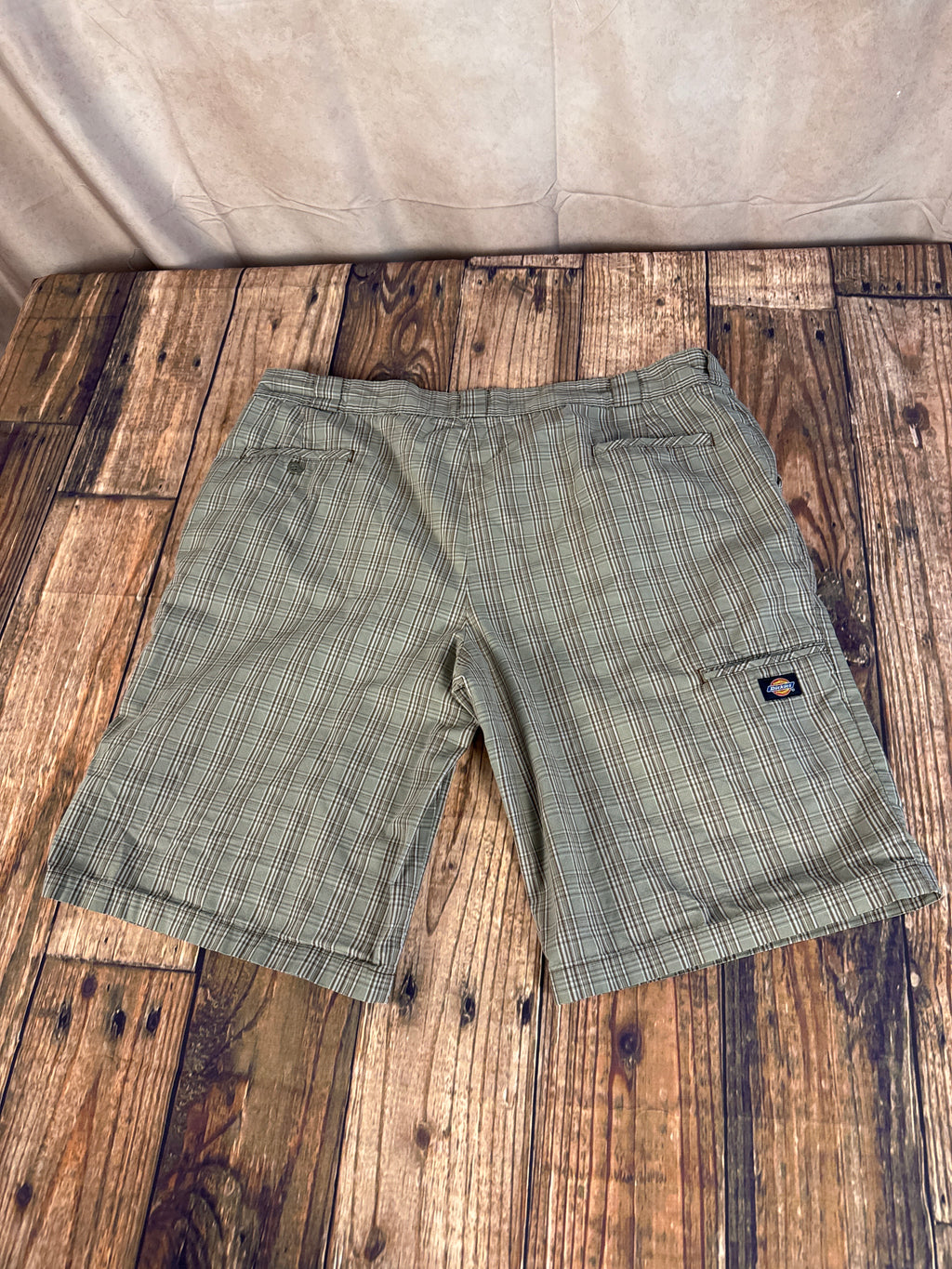 Y2K Dickies Plaid Carpenter Shorts