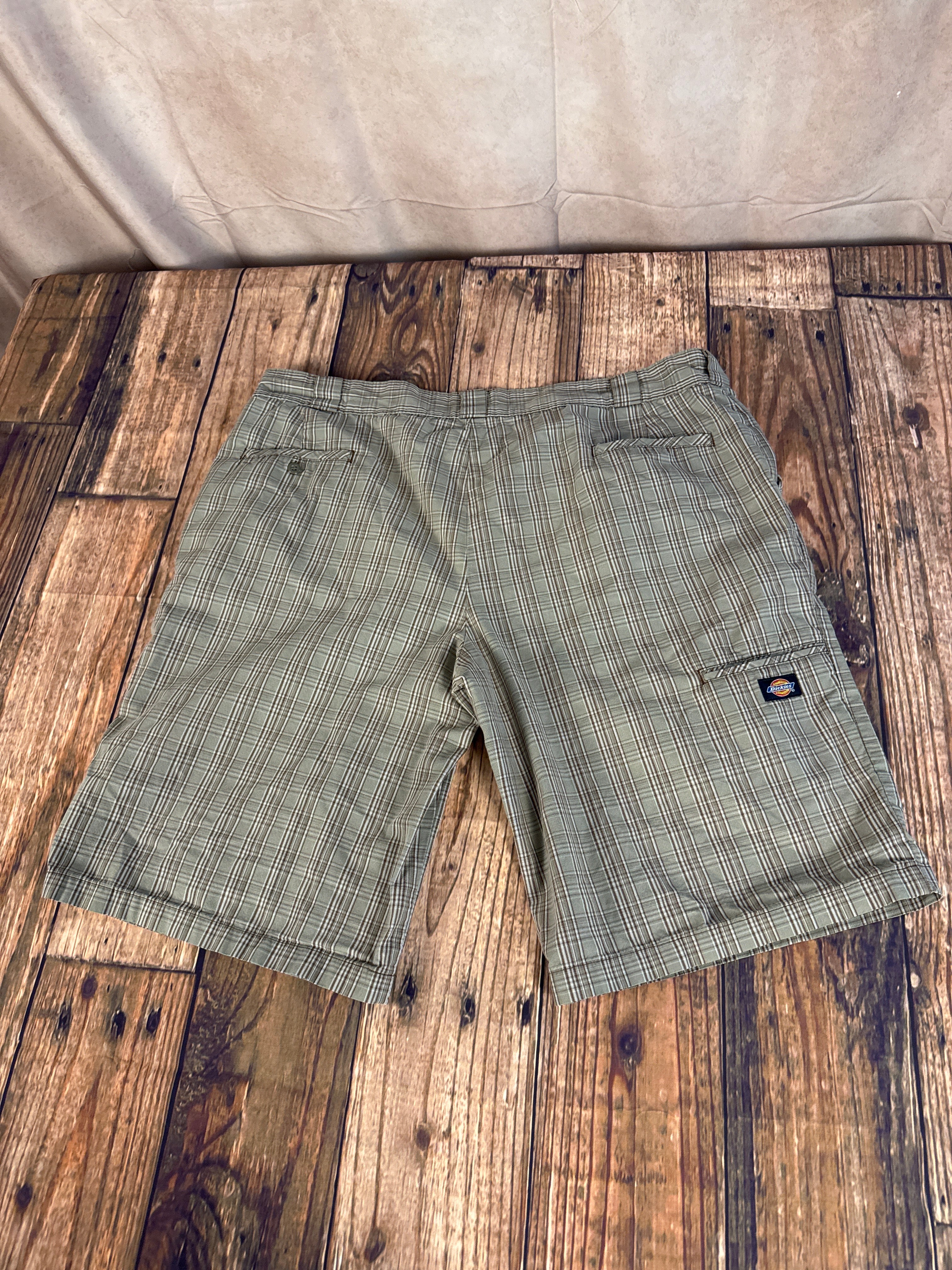 Y2K Dickies Plaid Carpenter Shorts