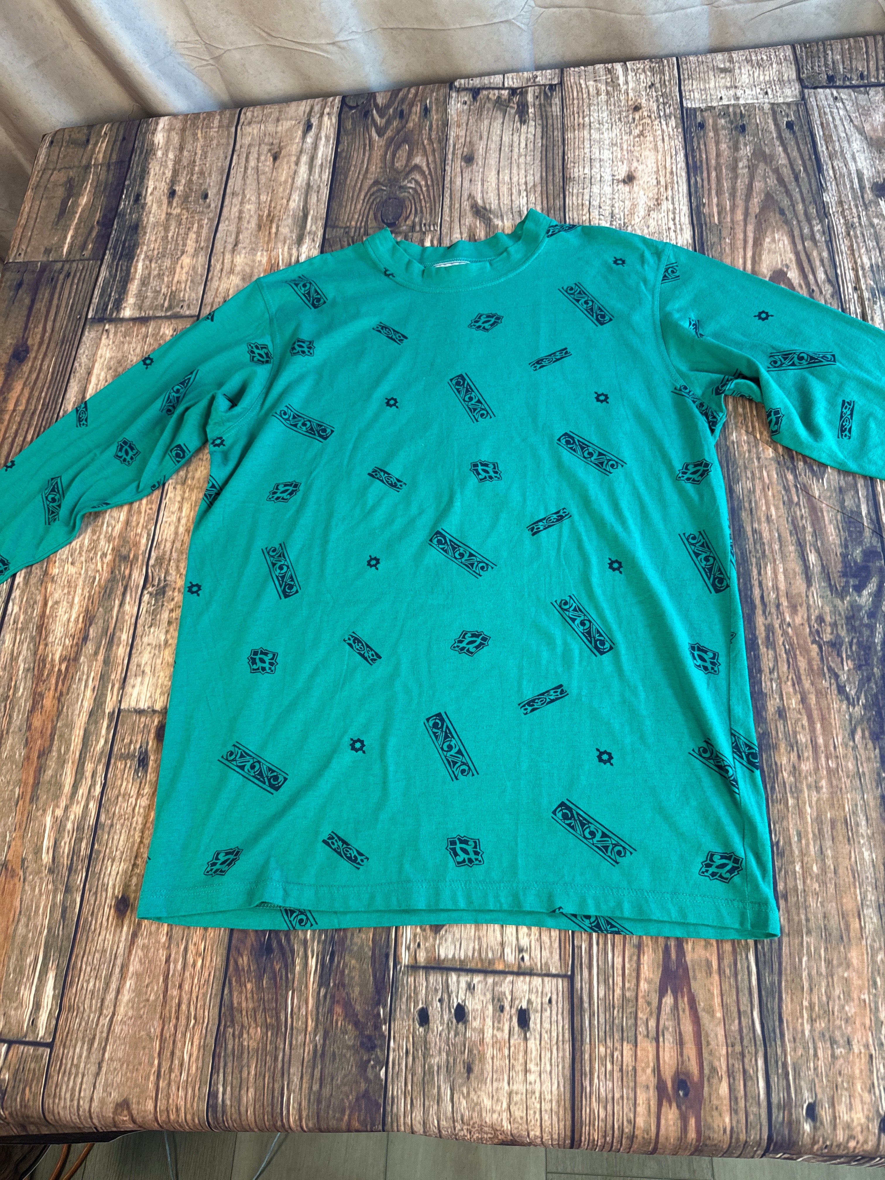 Vintage PART TWO Geometric Print Long Sleeve Top – Women’s Medium