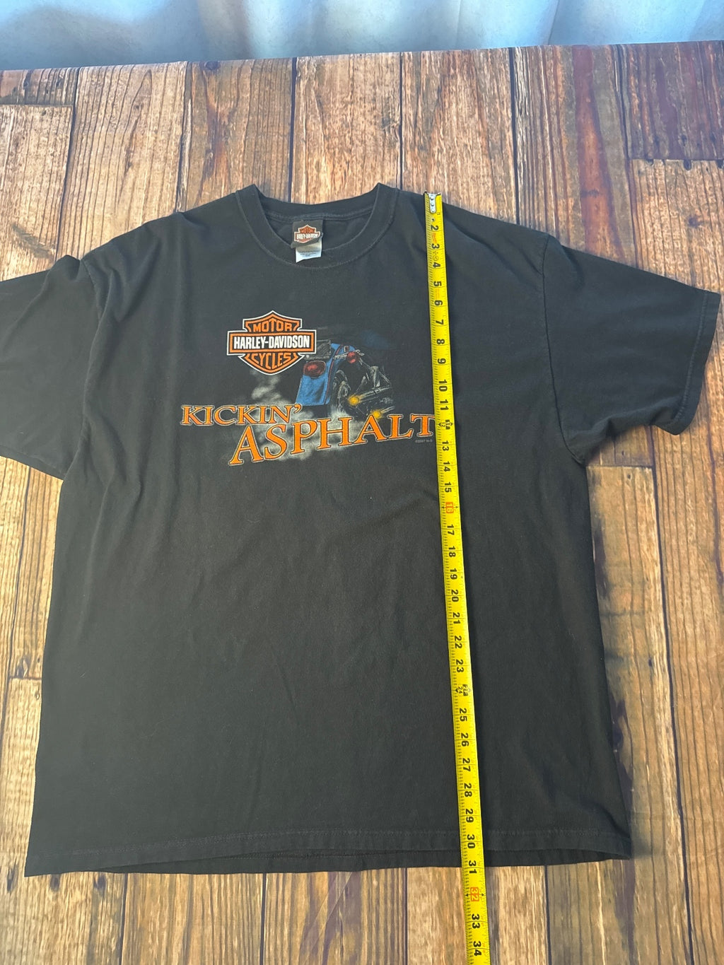 2005 Harley-Davidson Oklahoma City Kickin’ Asphalt Graphic T-Shirt