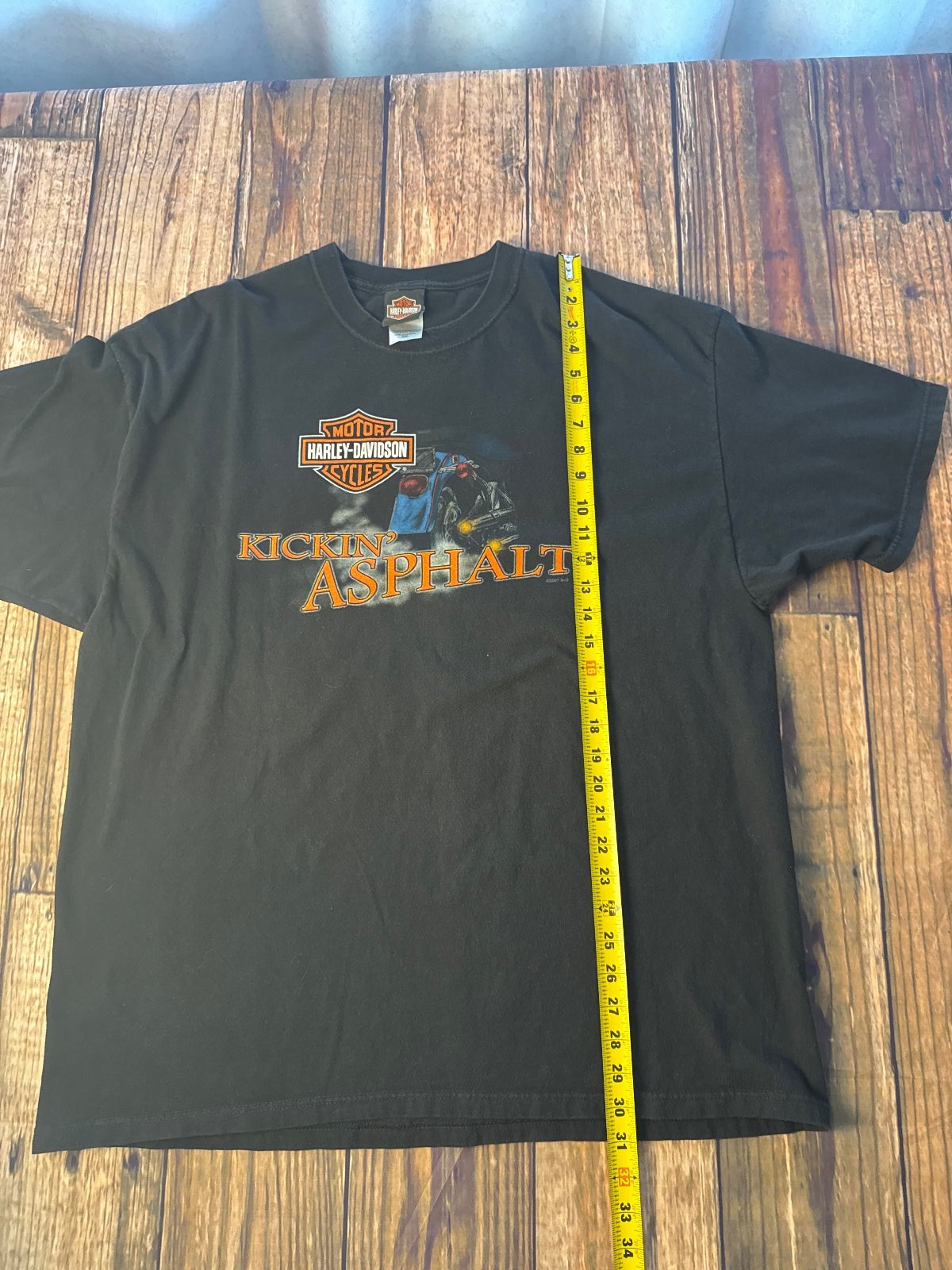 2005 Harley-Davidson Oklahoma City Kickin’ Asphalt Graphic T-Shirt