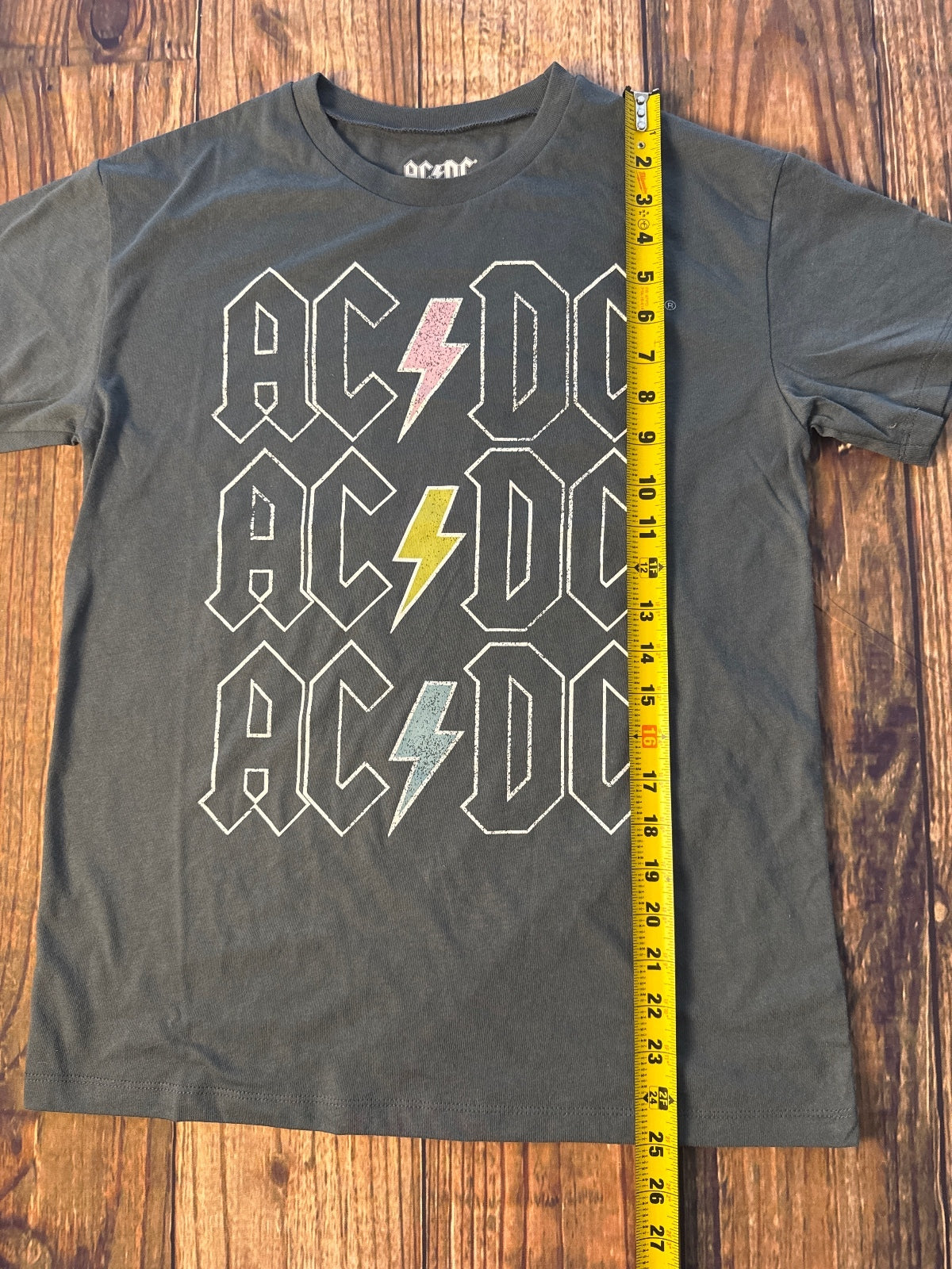 AC/DC Stacked Logo Graphic Band T-Shirt