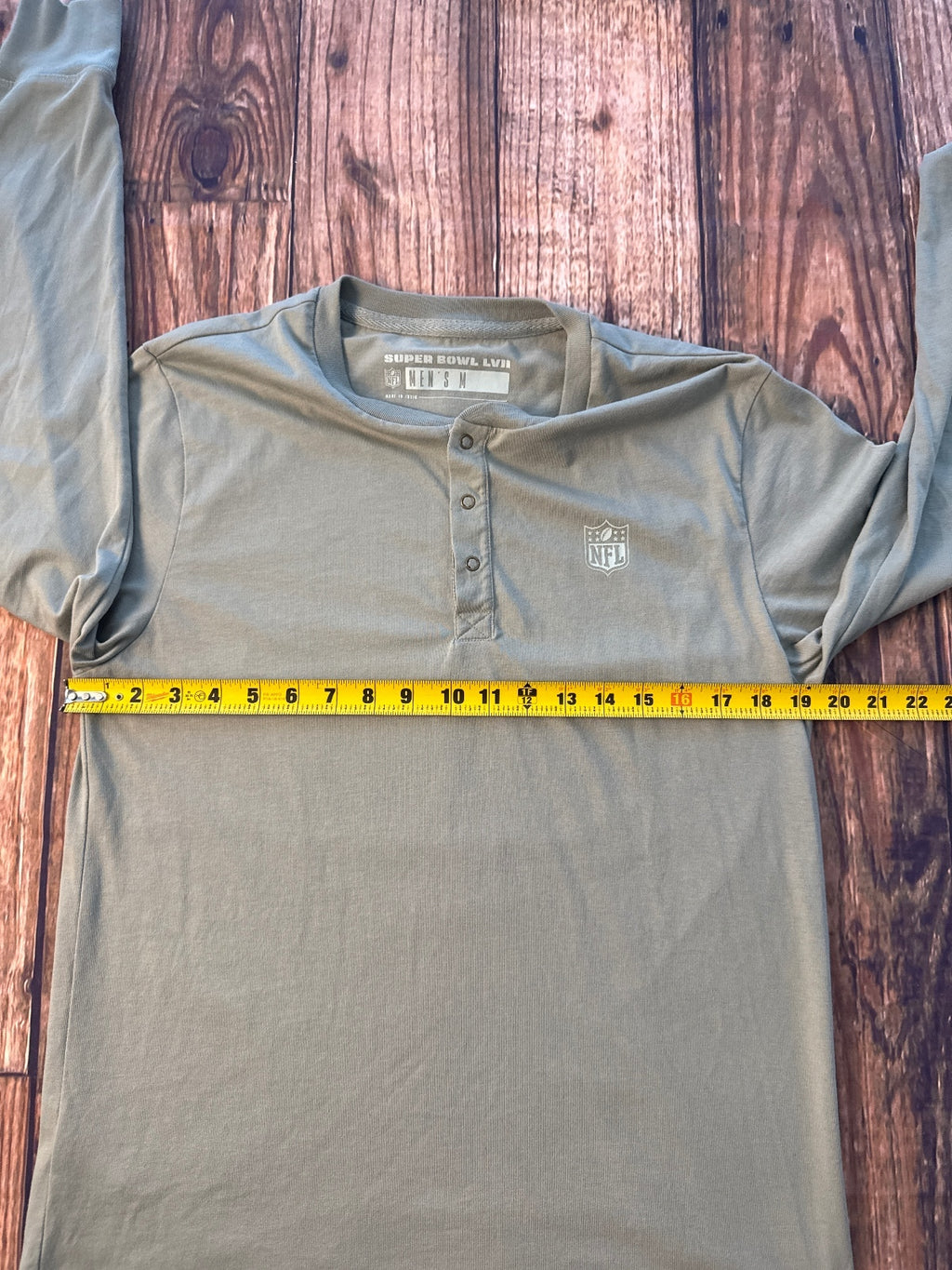 NFL Super Bowl LVIII Long Sleeve Henley Shirt
