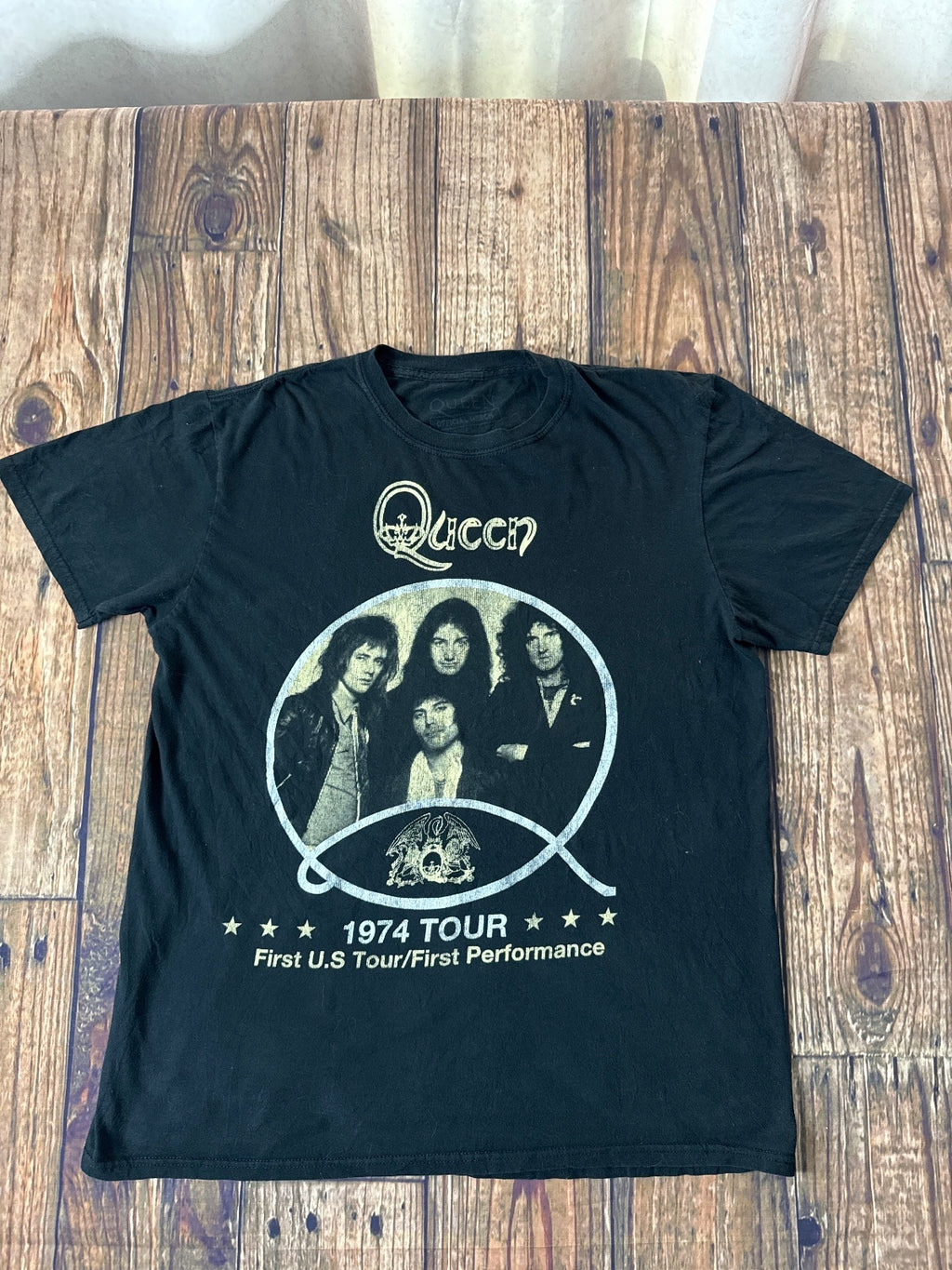 Official Queen First U.S. Tour Graphic T-Shirt