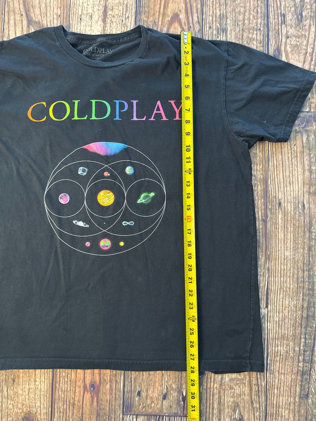 Coldplay Music of the Spheres Live Tour Graphic T-Shirt
