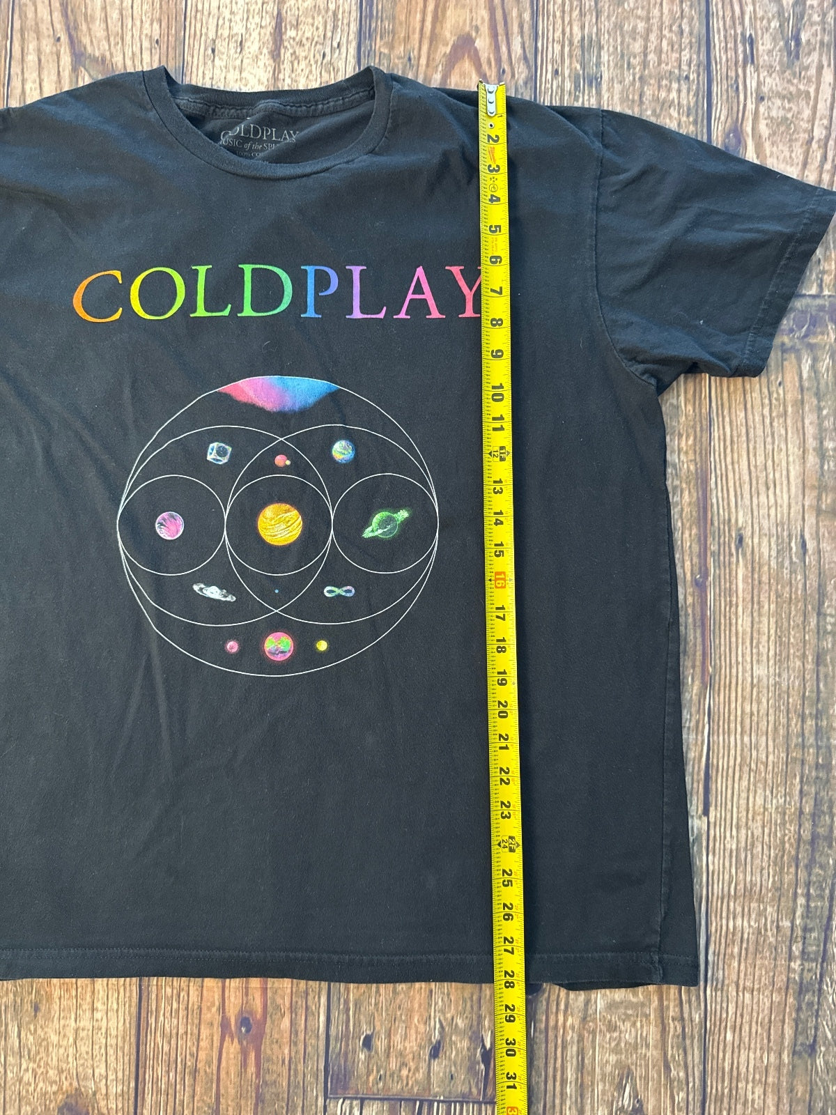 Coldplay Music of the Spheres Live Tour Graphic T-Shirt