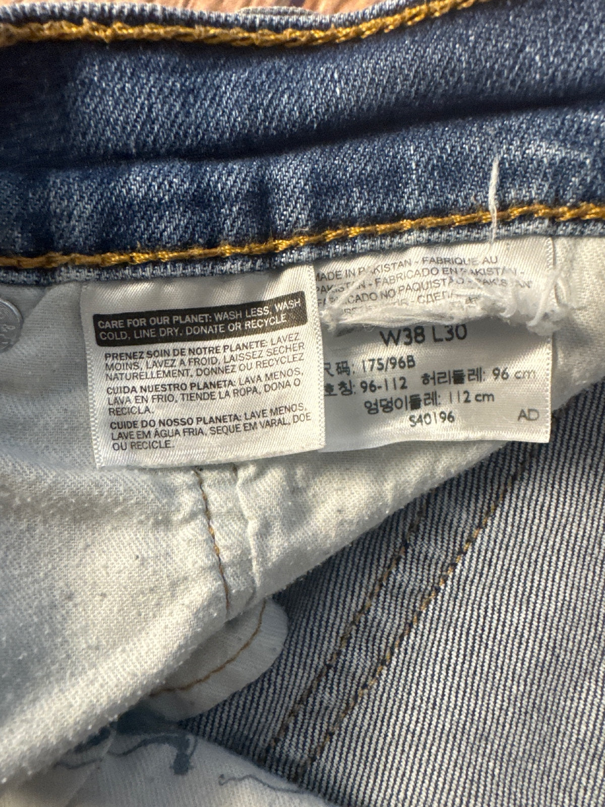 Levi’s 505 Regular Fit Jeans W38 L30