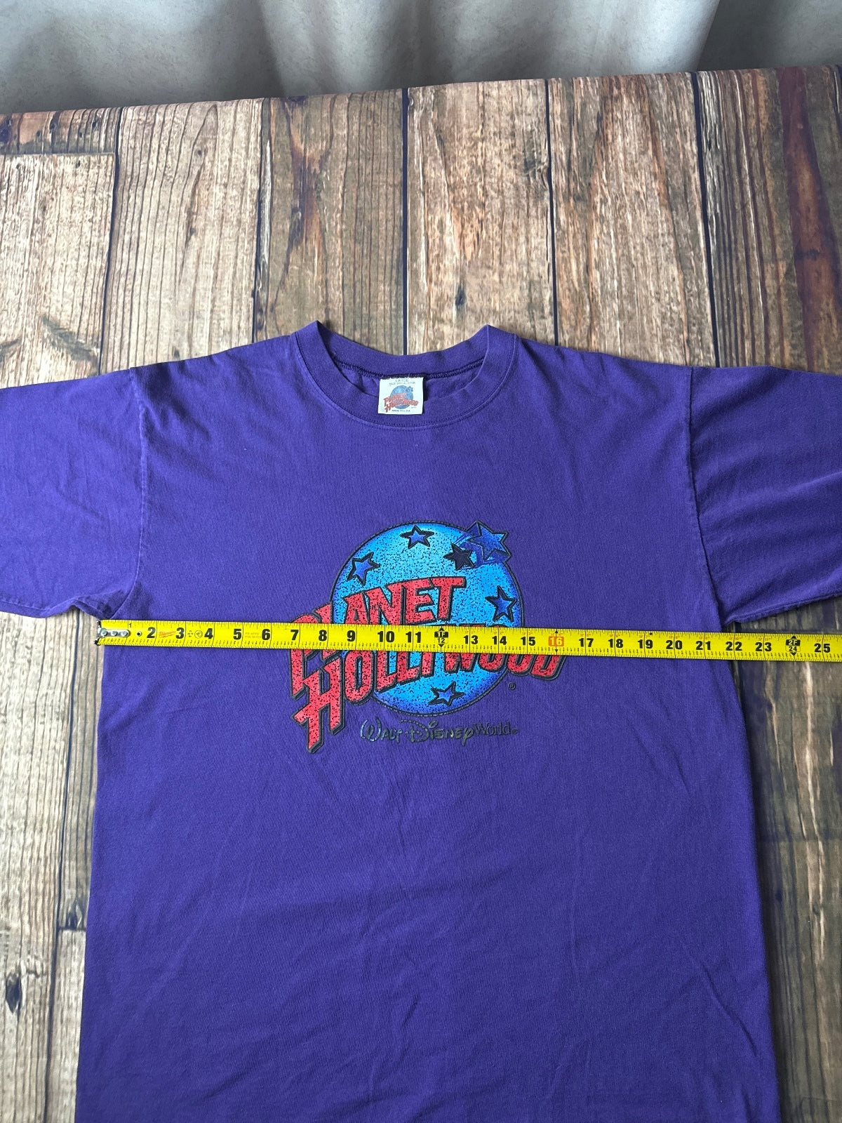 Planet Hollywood Walt Disney World Purple T-Shirt USA Made Large Vintage