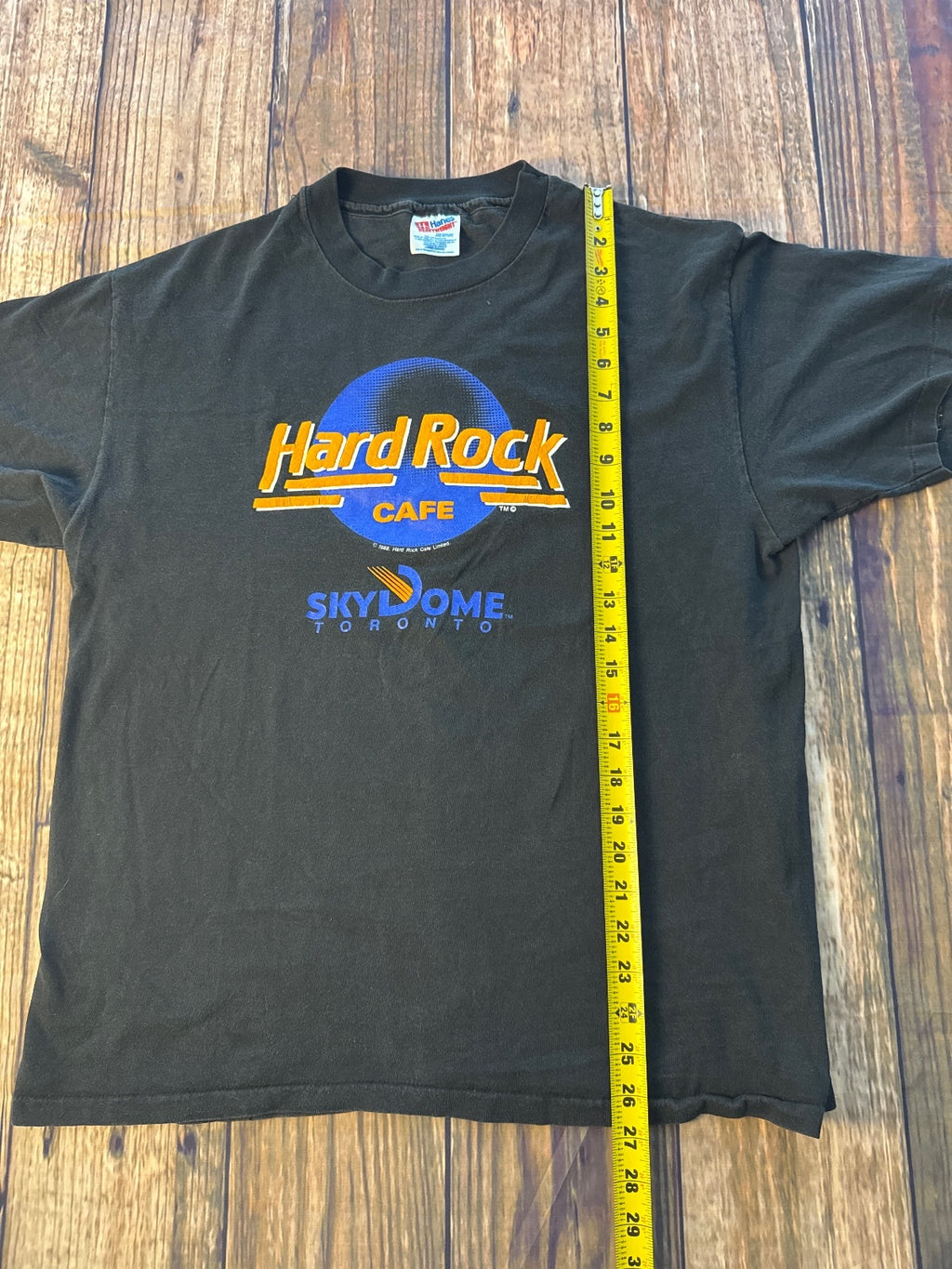 1989 Hard Rock Cafe Skydome Toronto Single Stitch Graphic T-Shirt