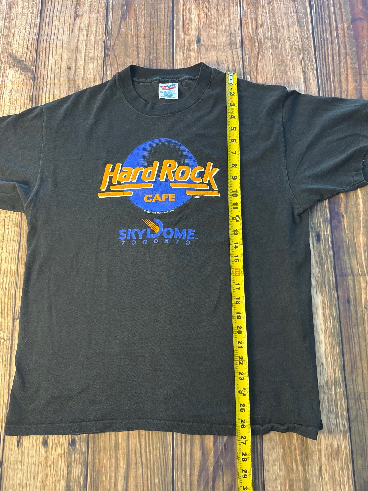 1989 Hard Rock Cafe Skydome Toronto Single Stitch Graphic T-Shirt