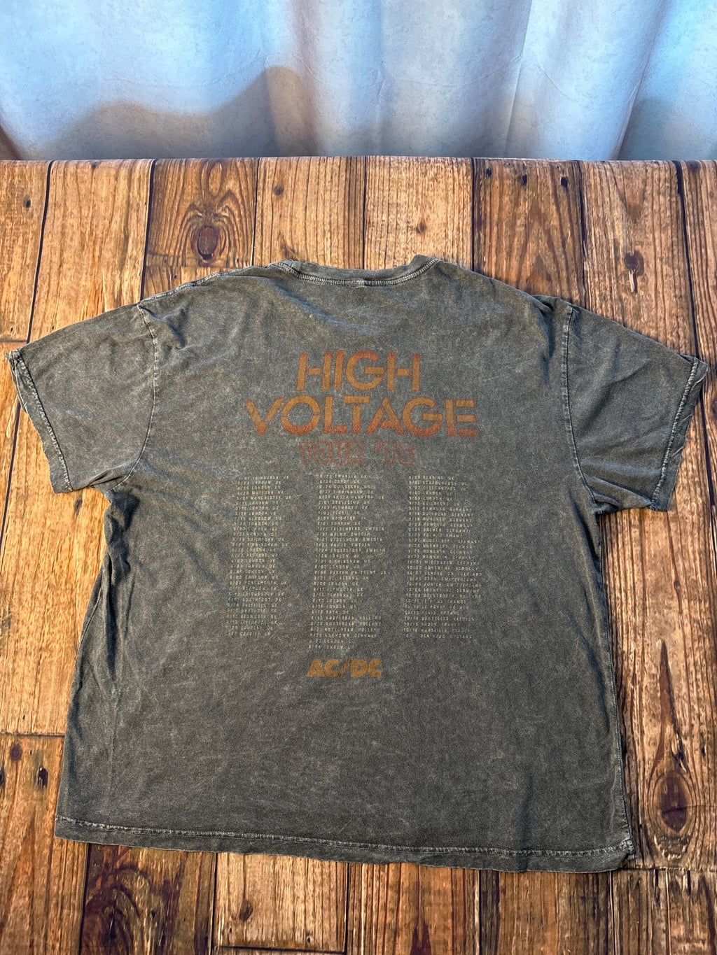 Official AC/DC High Voltage Tour ’76 Graphic T-Shirt
