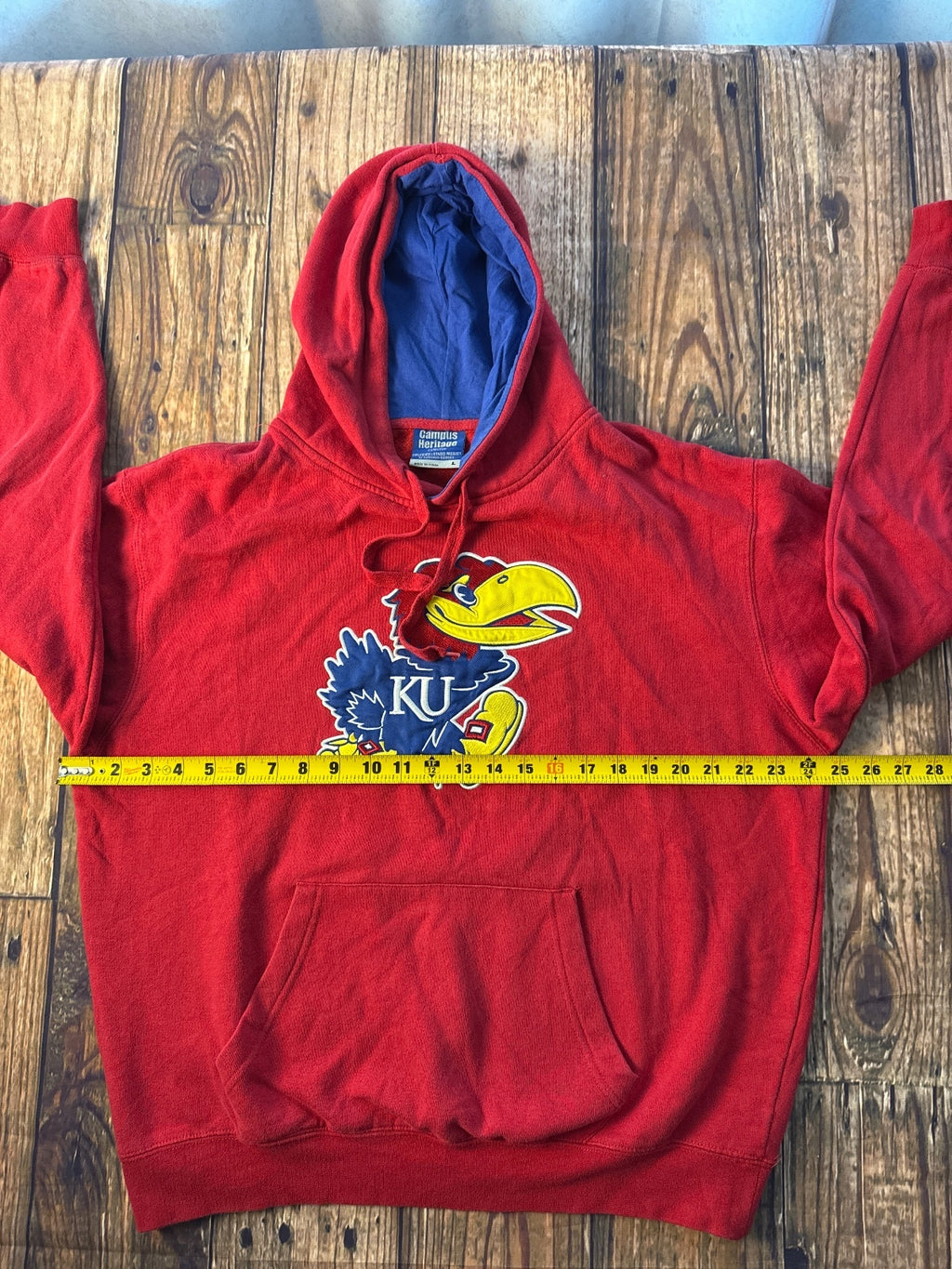 Kansas Jayhawks Campus Heritage Hoodie by Colosseum Athletics