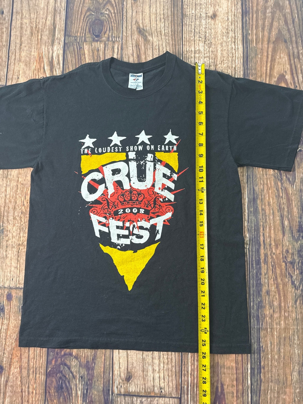Mötley Crüe Crüe Fest 2008 Concert Tour T-Shirt