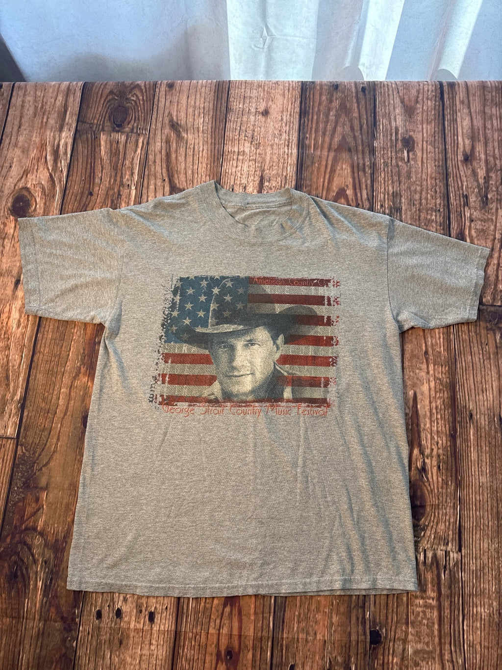 George Strait Country Music Festival Double Sided Graphic T-Shirt