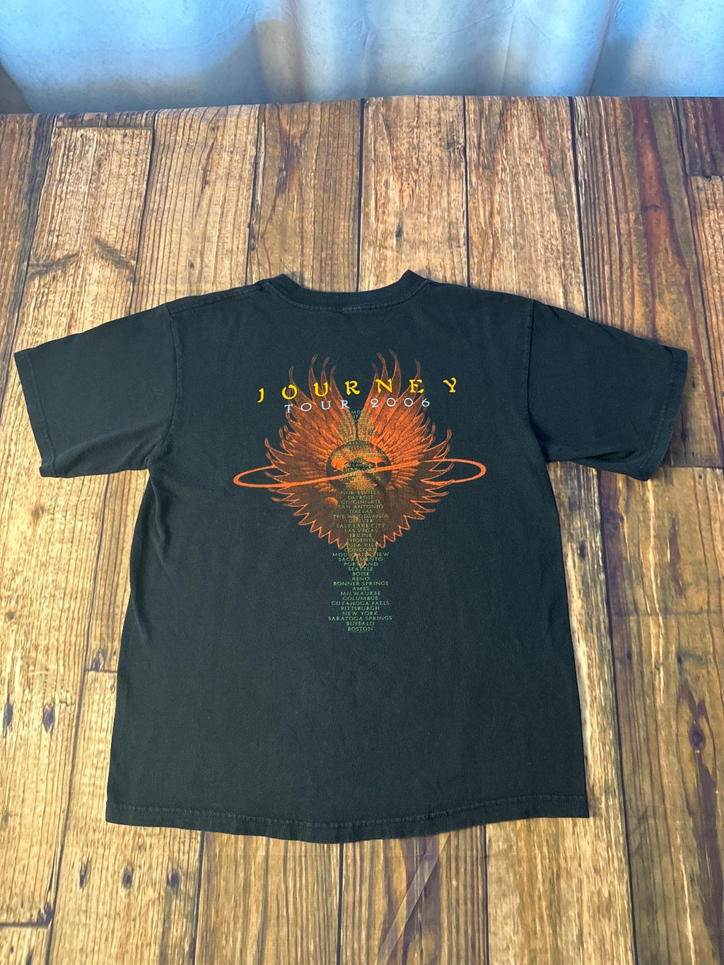 Journey 2006 Tour Double Sided Graphic Band T-Shirt