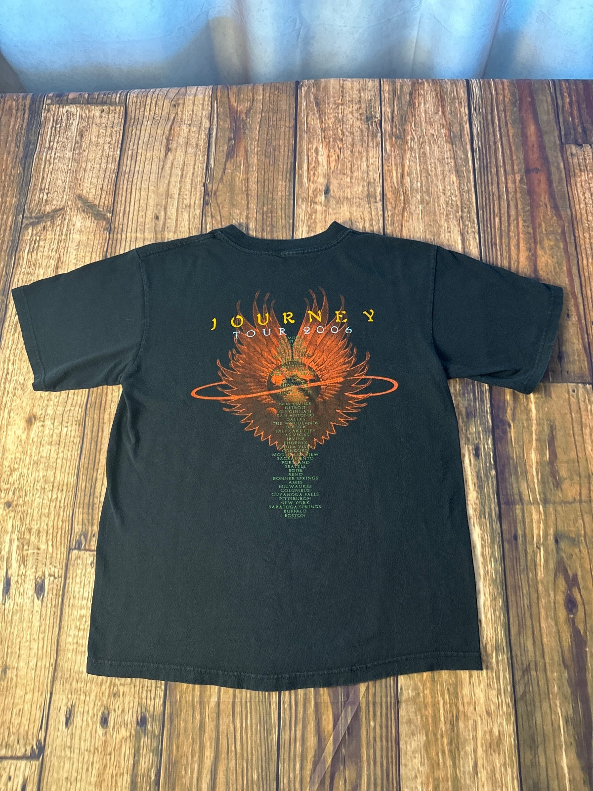 Journey 2006 Tour Double Sided Graphic Band T-Shirt