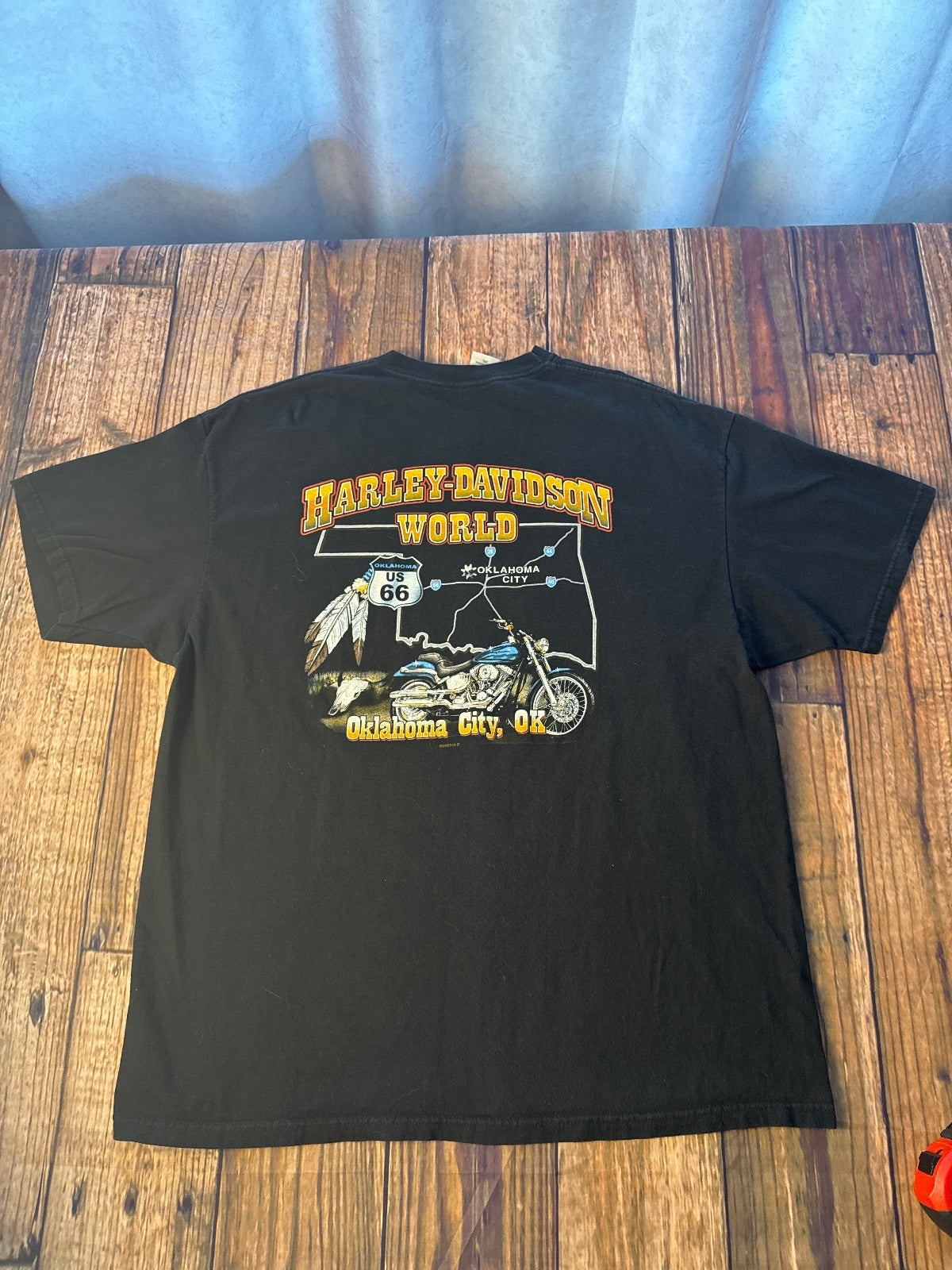 2005 Harley-Davidson Oklahoma City Kickin’ Asphalt Graphic T-Shirt