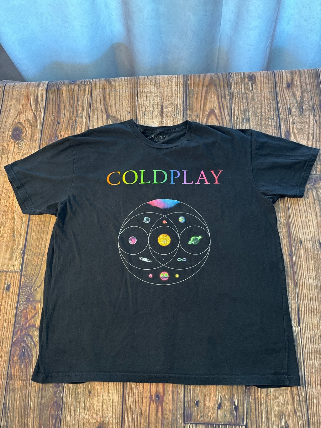 Coldplay Music of the Spheres Live Tour Graphic T-Shirt
