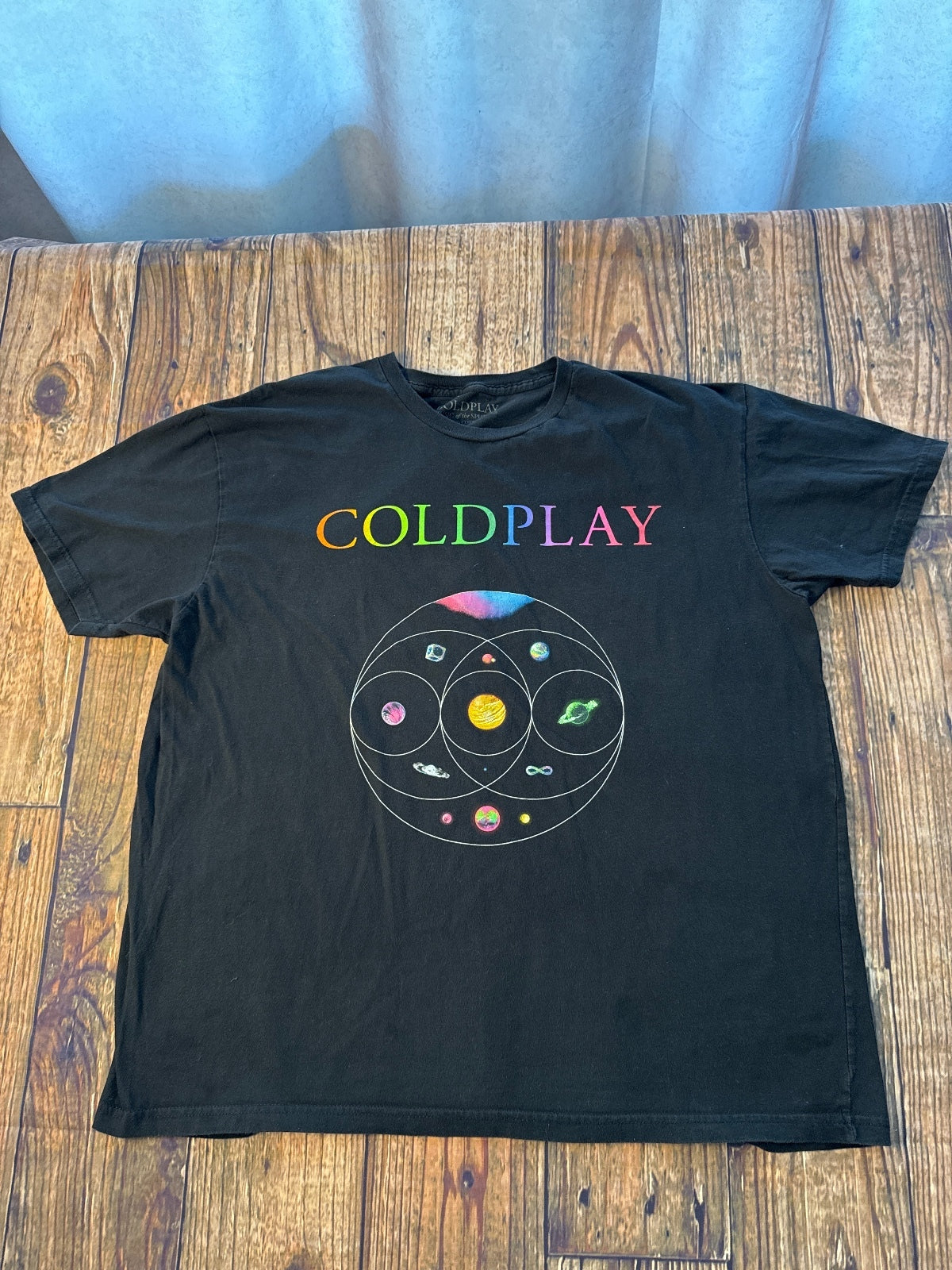 Coldplay Music of the Spheres Live Tour Graphic T-Shirt