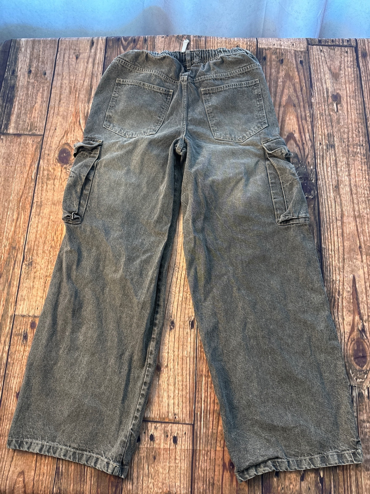 Wide Leg Cargo Jeans Y2K Skater Style