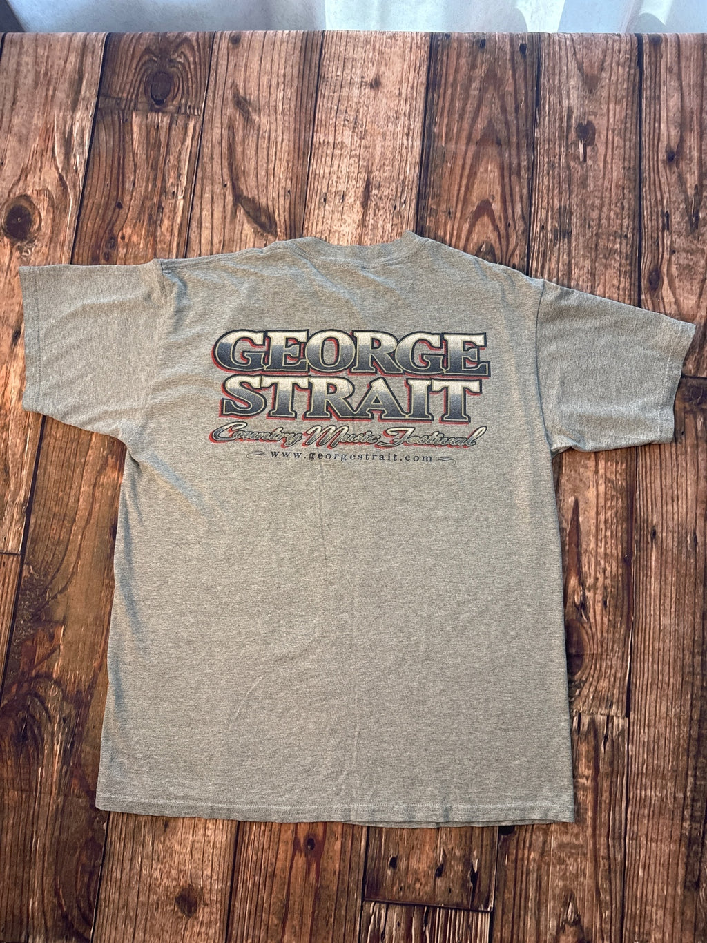 George Strait Country Music Festival Double Sided Graphic T-Shirt