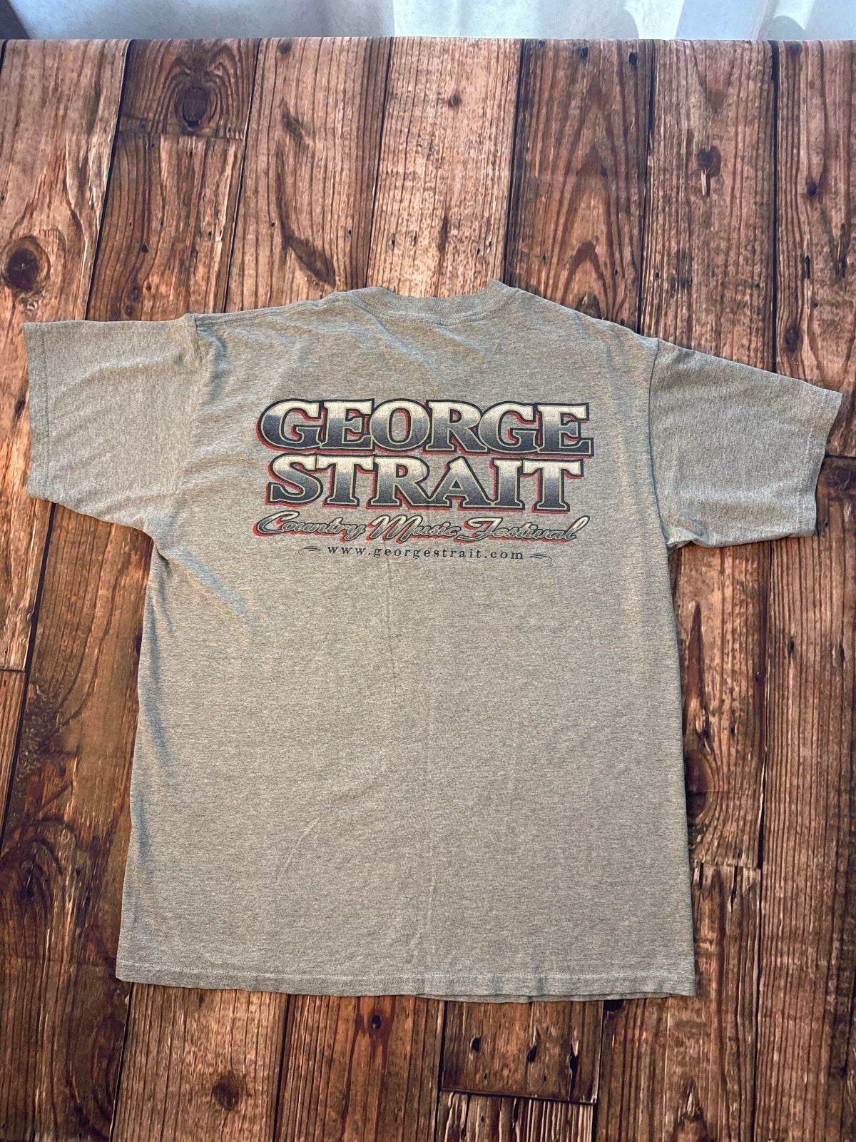 George Strait Country Music Festival Double Sided Graphic T-Shirt