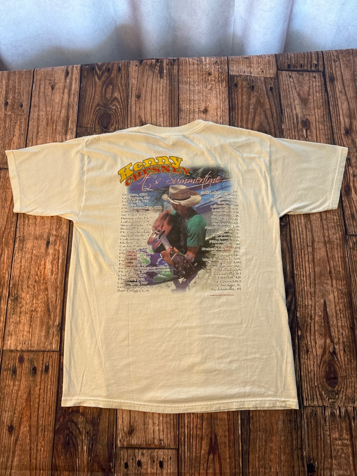 Kenny Chesney The Road & The Radio Tour 2006 Concert T-Shirt
