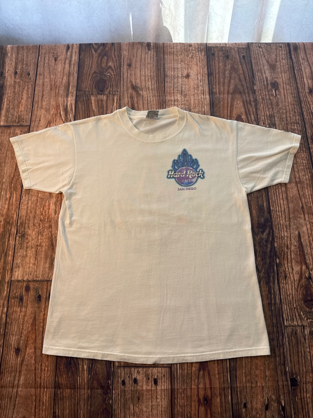 Hard Rock Cafe San Diego Flame Logo Double-Sided Graphic T-Shirt