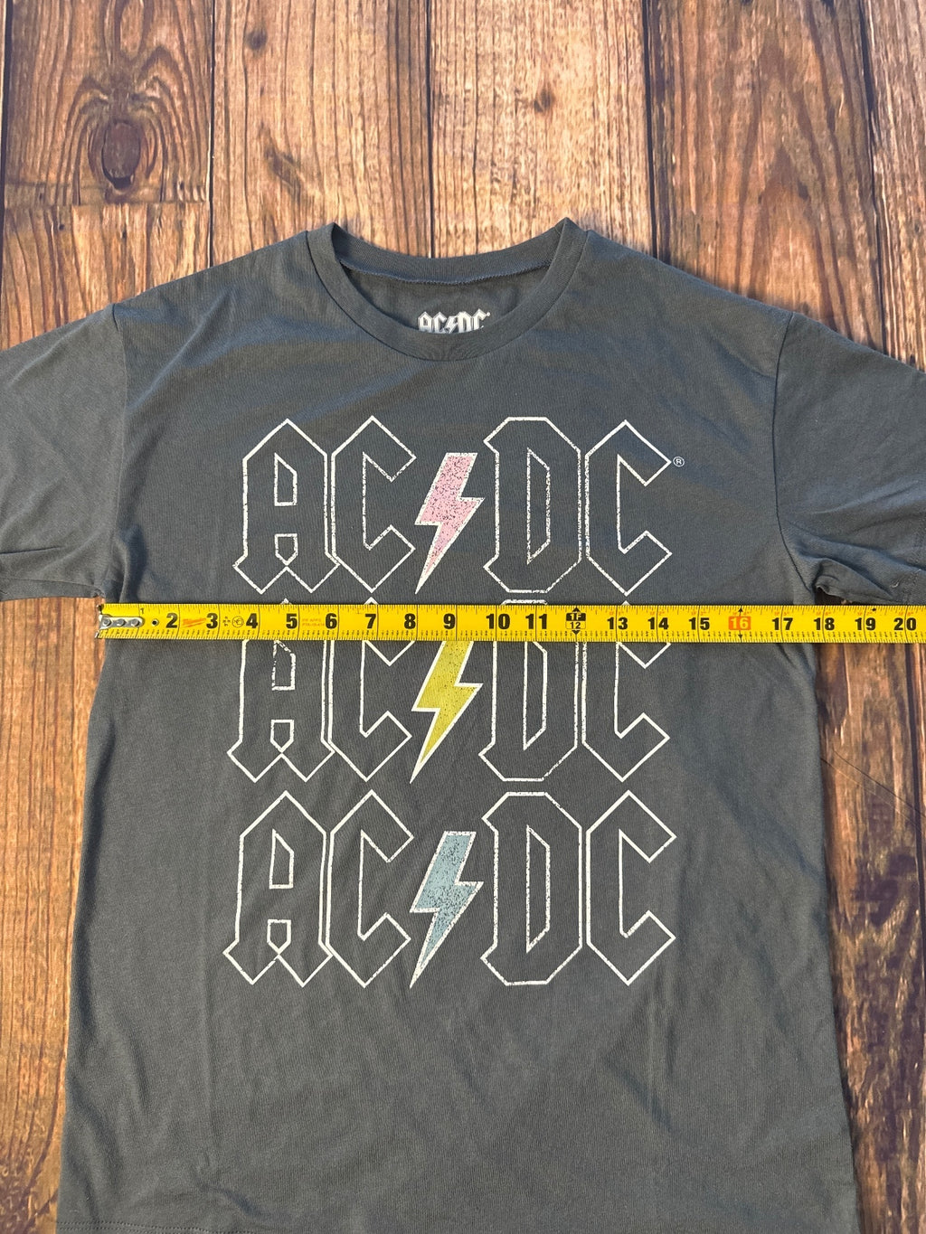 AC/DC Stacked Logo Graphic Band T-Shirt
