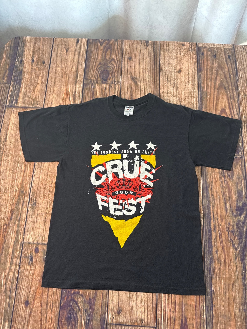 Mötley Crüe Crüe Fest 2008 Concert Tour T-Shirt