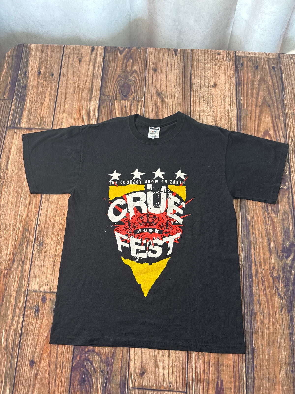 Mötley Crüe Crüe Fest 2008 Concert Tour T-Shirt