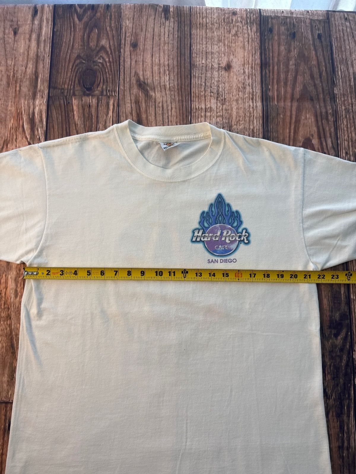 Hard Rock Cafe San Diego Flame Logo Double-Sided Graphic T-Shirt