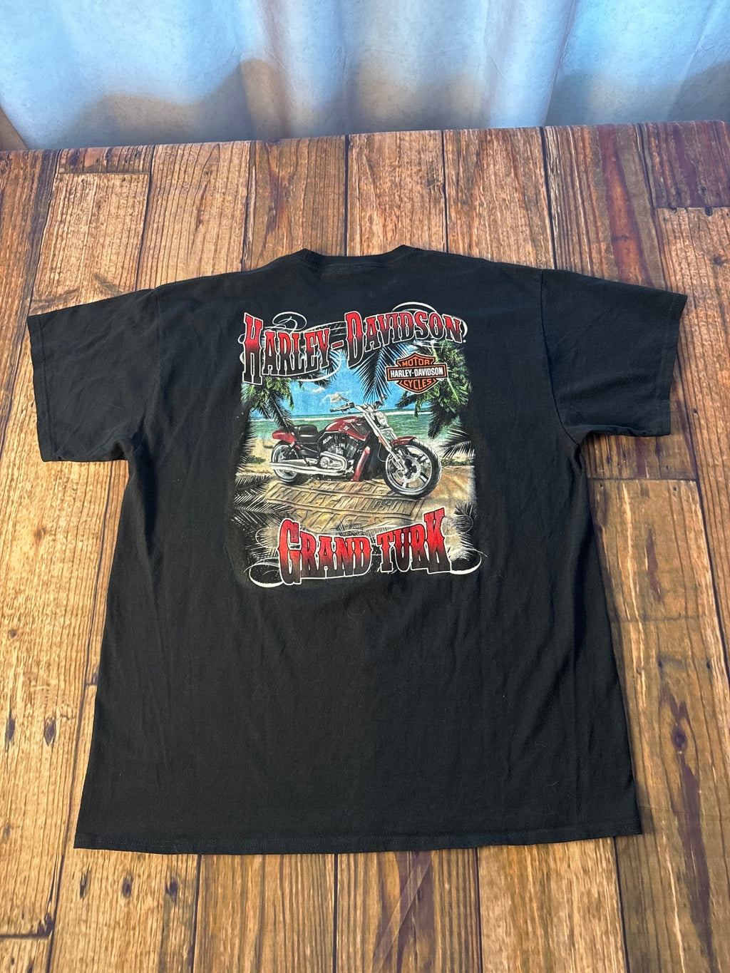 Harley-Davidson Grand Turk Double Sided Graphic T-Shirt
