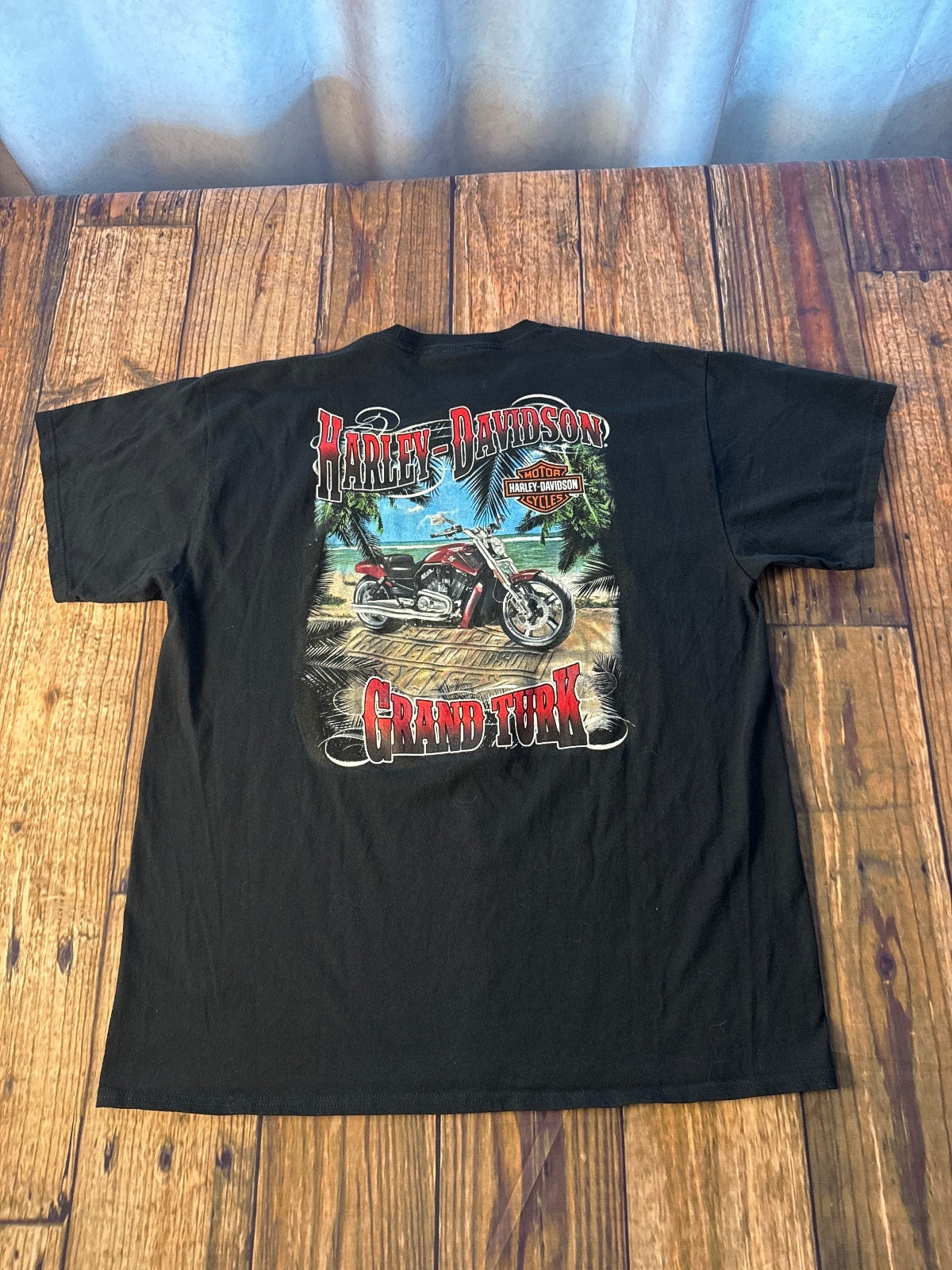 Harley-Davidson Grand Turk Double Sided Graphic T-Shirt