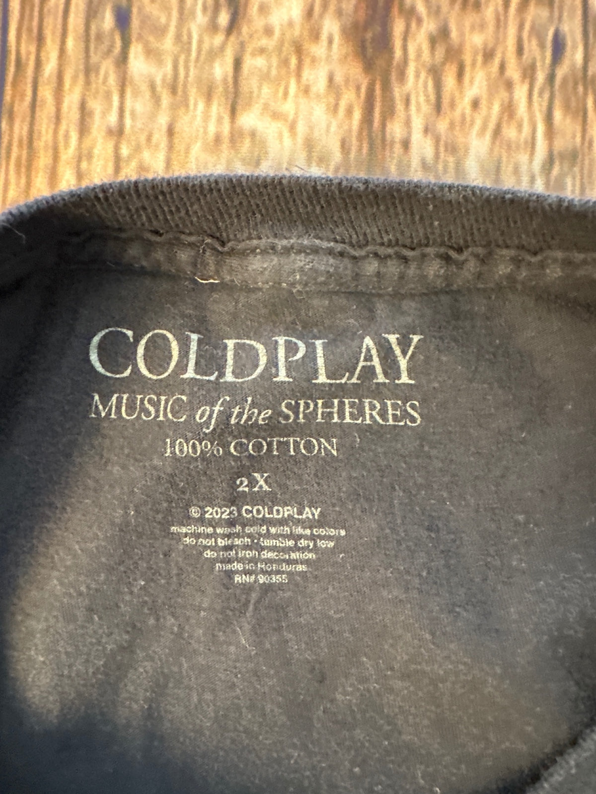 Coldplay Music of the Spheres Live Tour Graphic T-Shirt