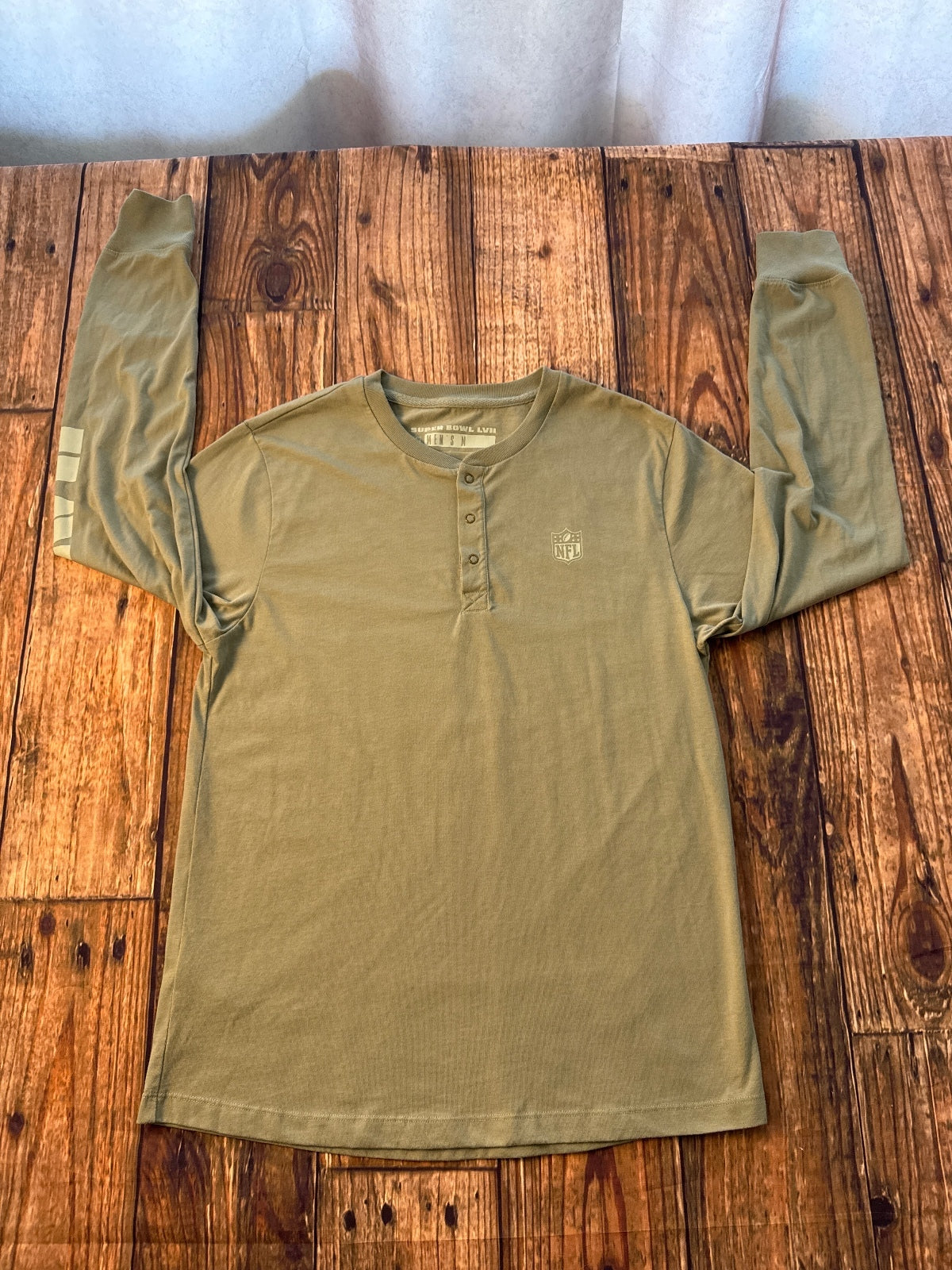 NFL Super Bowl LVIII Long Sleeve Henley Shirt