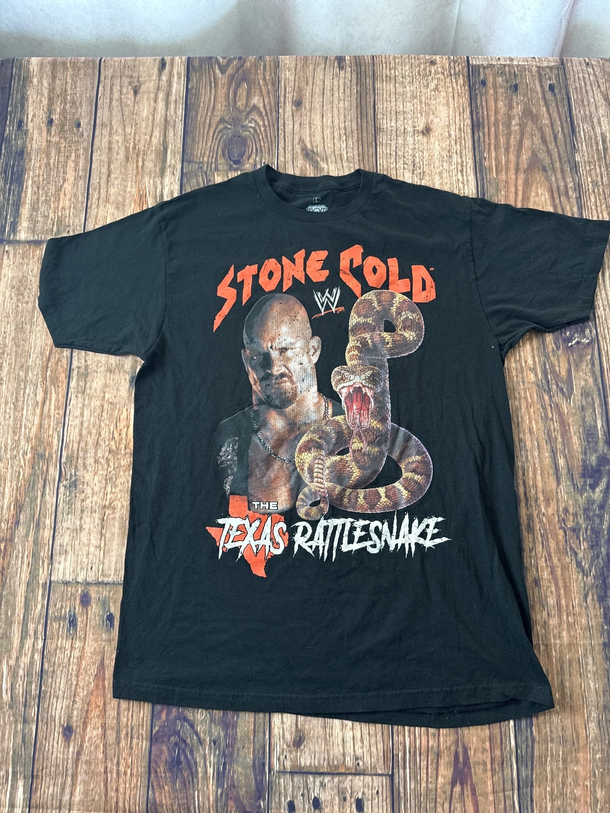 WWE Stone Cold Steve Austin Texas Rattlesnake Graphic T-Shirt