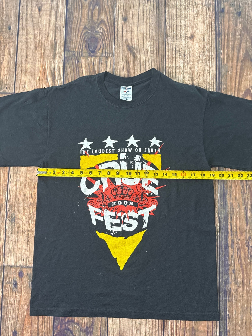 Mötley Crüe Crüe Fest 2008 Concert Tour T-Shirt