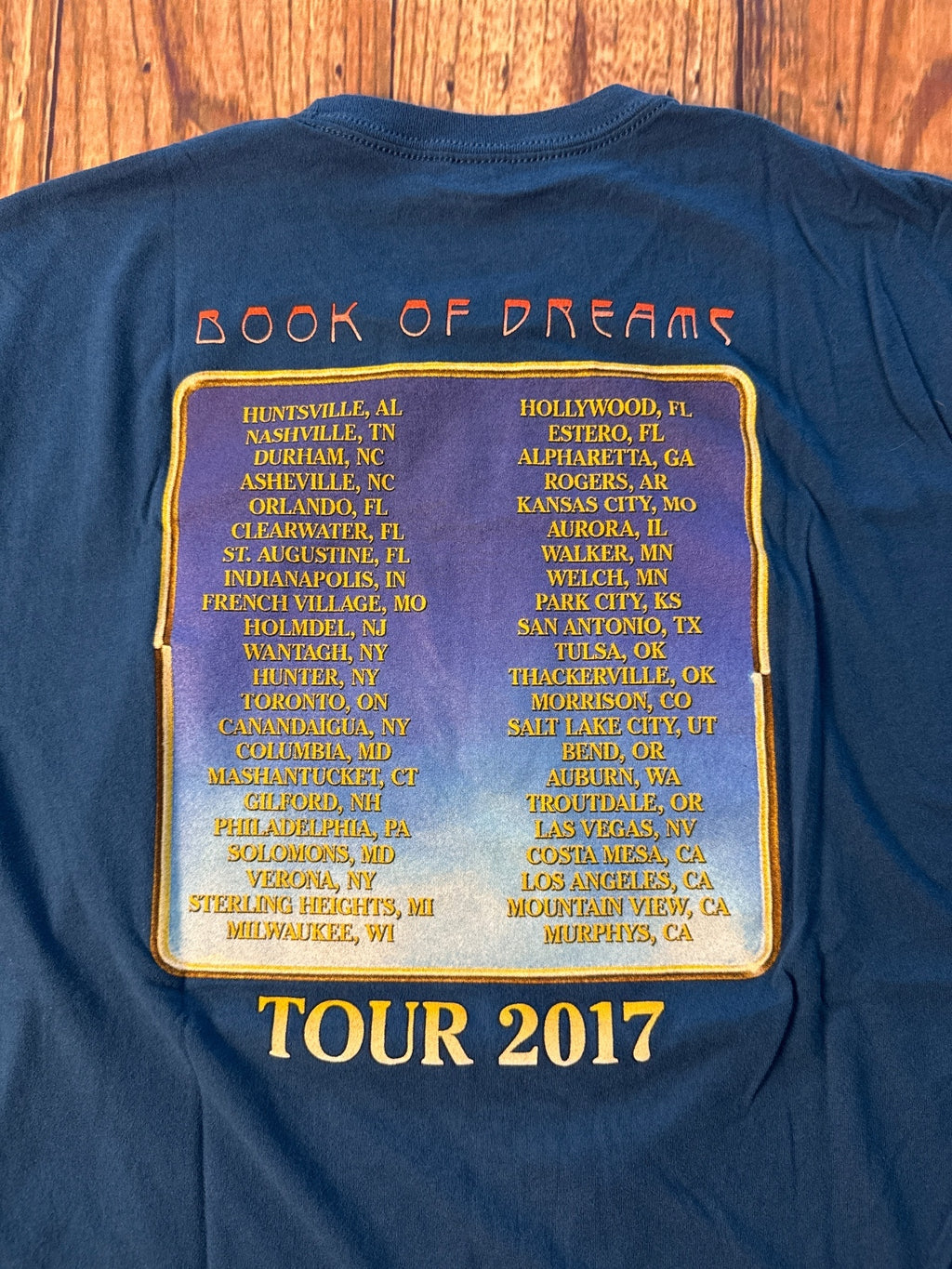 Steve Miller Band Book of Dreams Tour 2017 Graphic T-Shirt