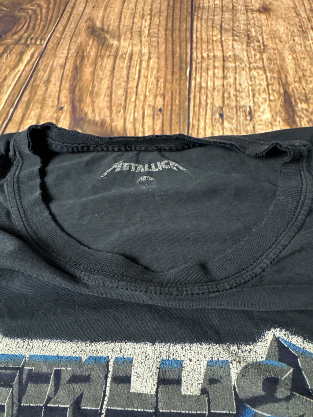 Metallica Ride the Lightning Graphic Band T-Shirt Black Official Licensed